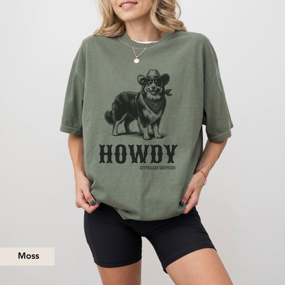 Howdy Australian Shepherd Shirt
