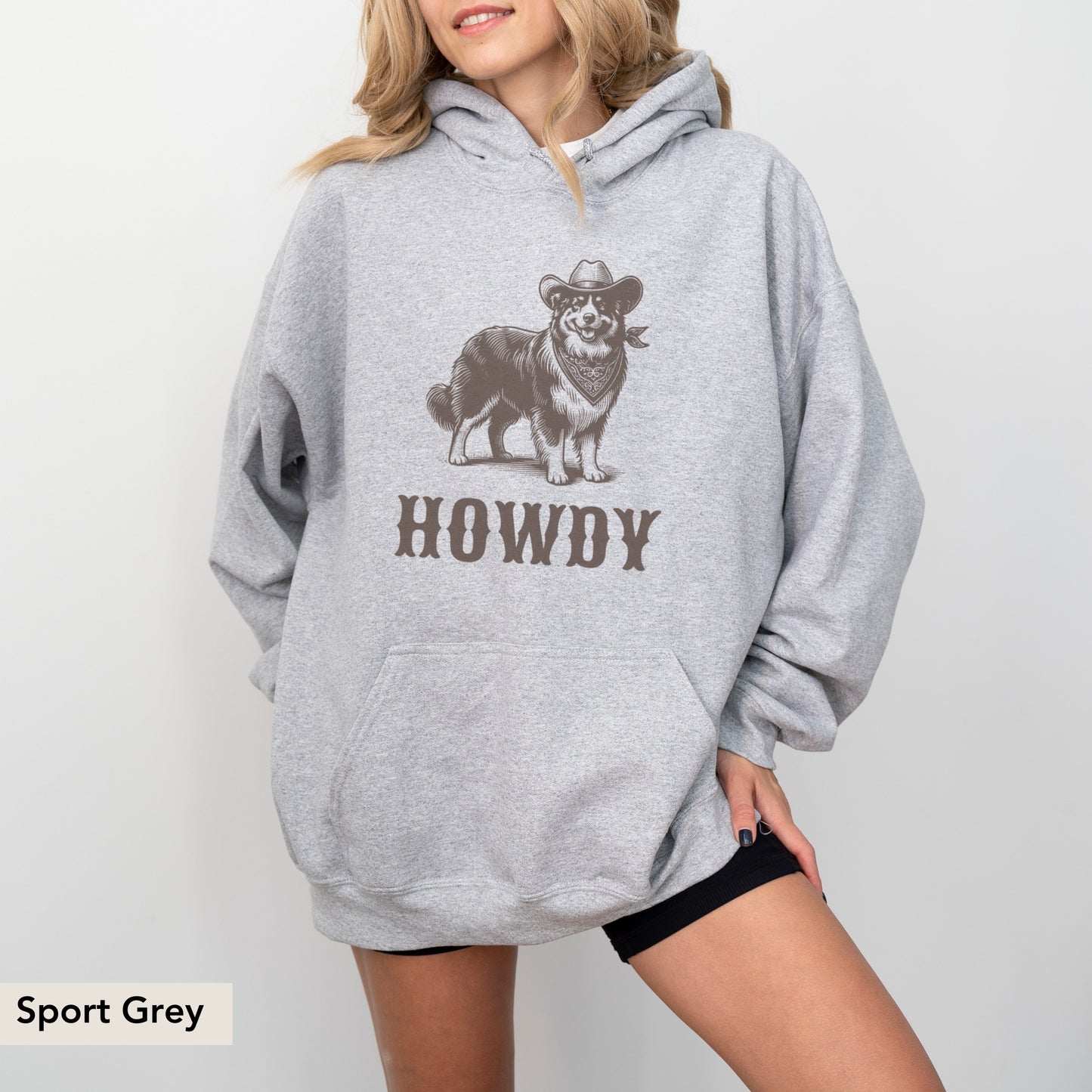 Howdy Australian Shepherd Hoodie
