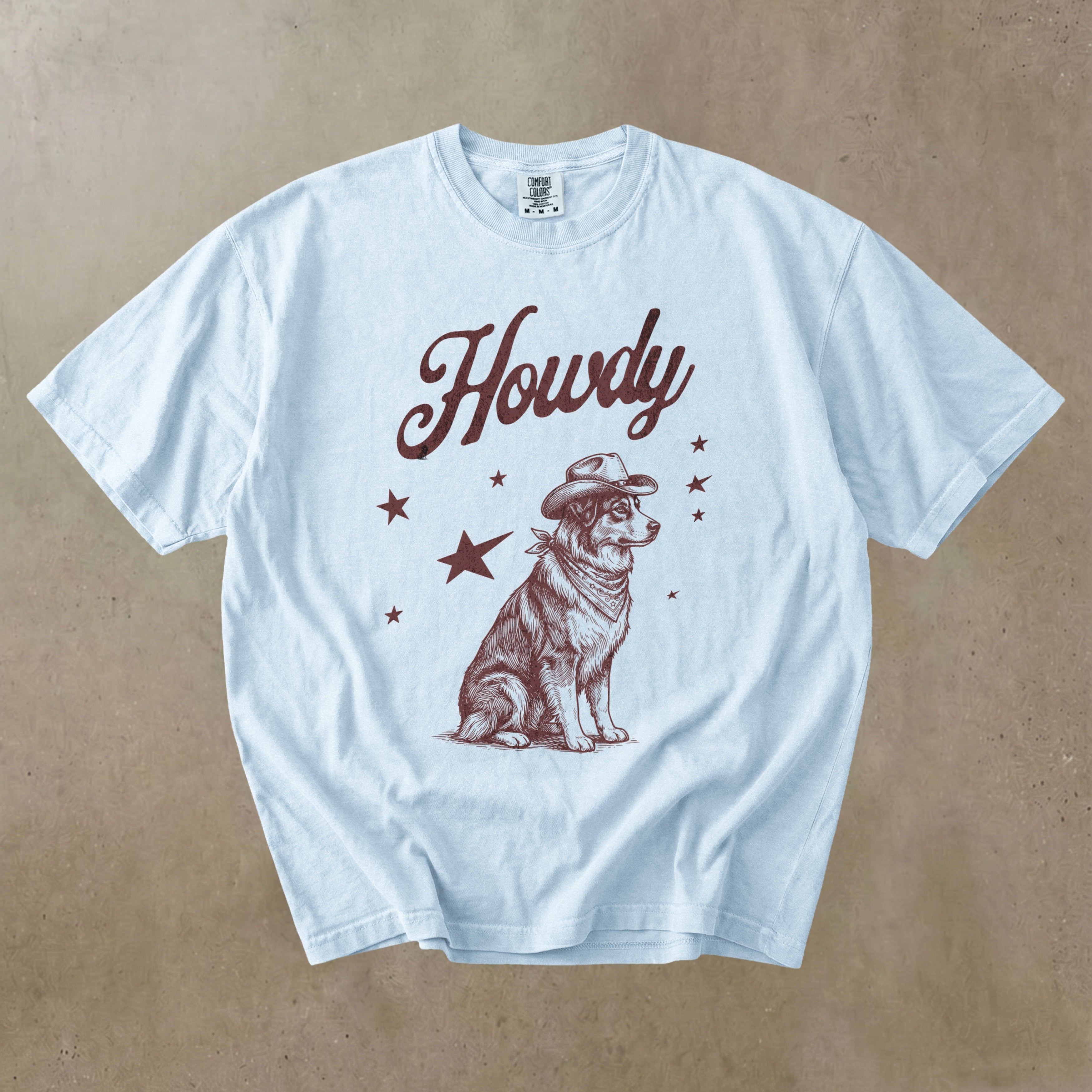 Howdy Australian Shepherd T-shirt