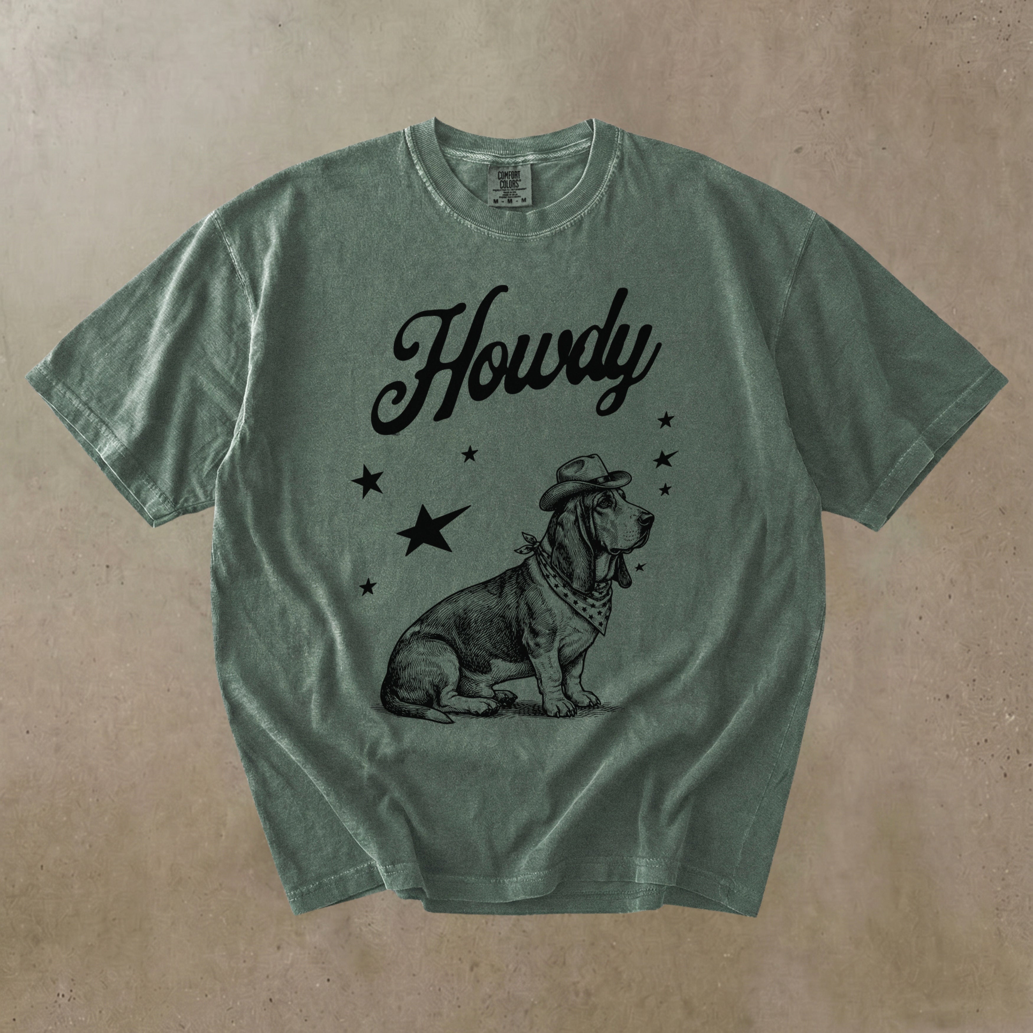 Howdy Basset Hound T-shirt