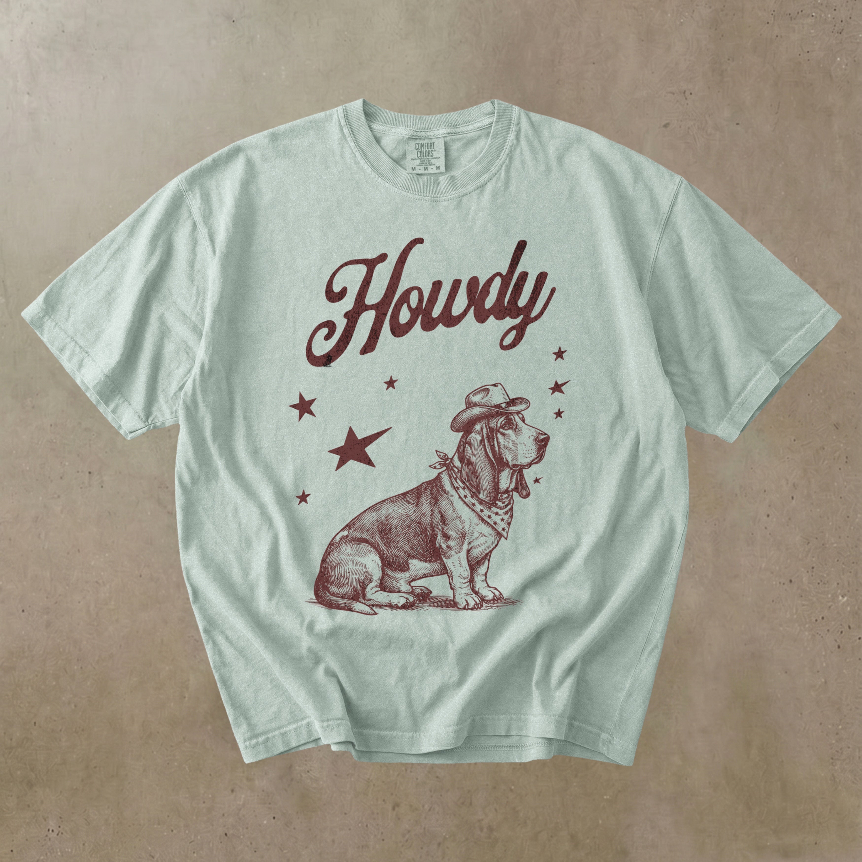 Howdy Basset Hound T-shirt