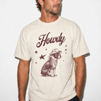 Howdy Boston Terrier  T-shirt