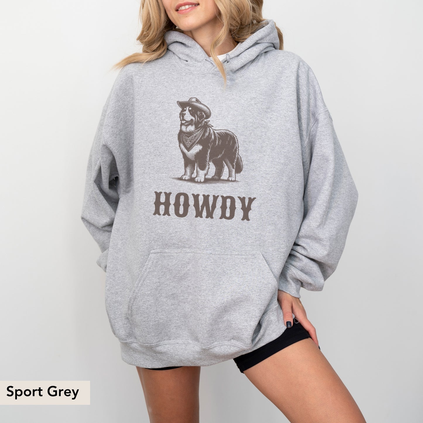 Howdy Bernese Mountain Hoodie
