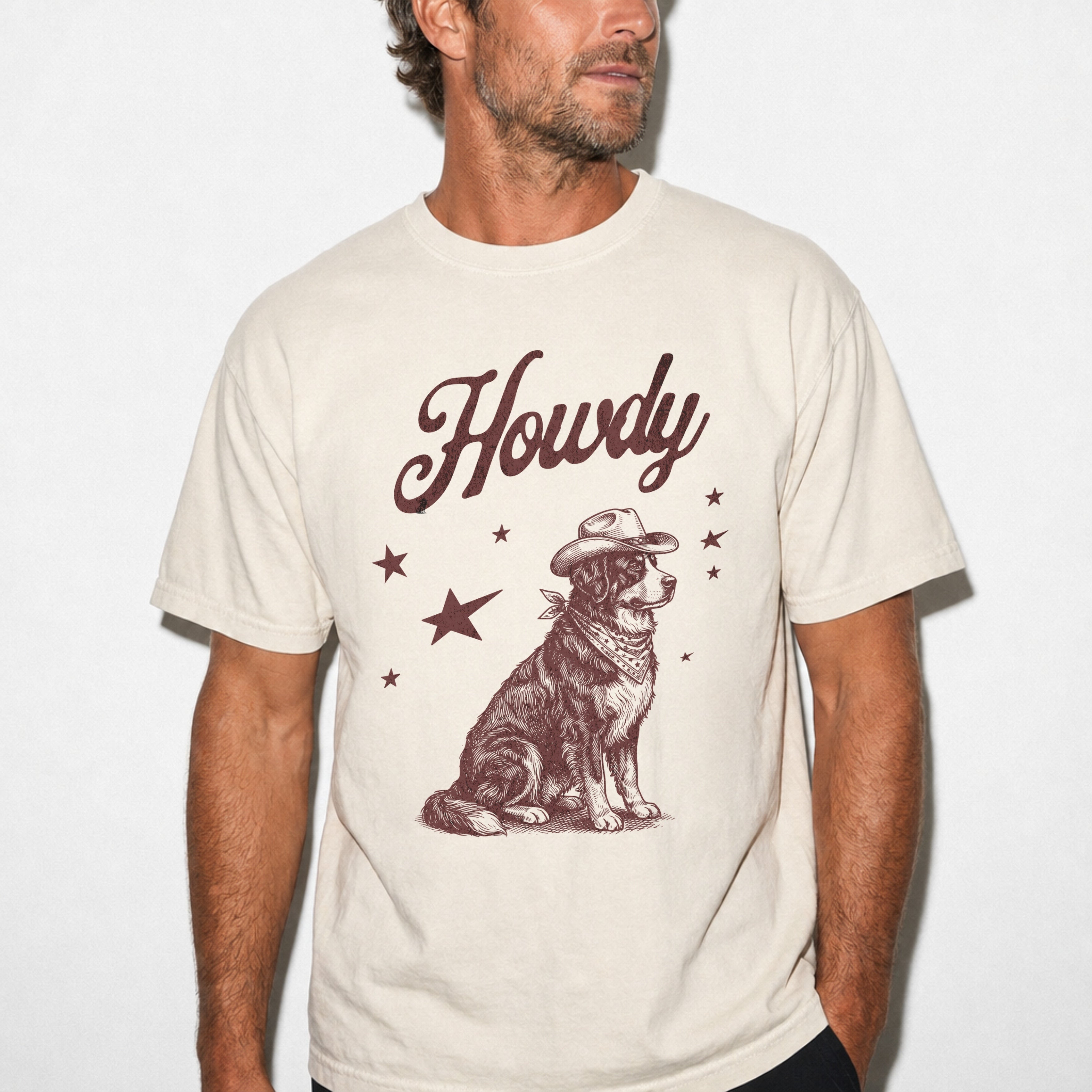 Howdy Bernese Mountain T-shirt