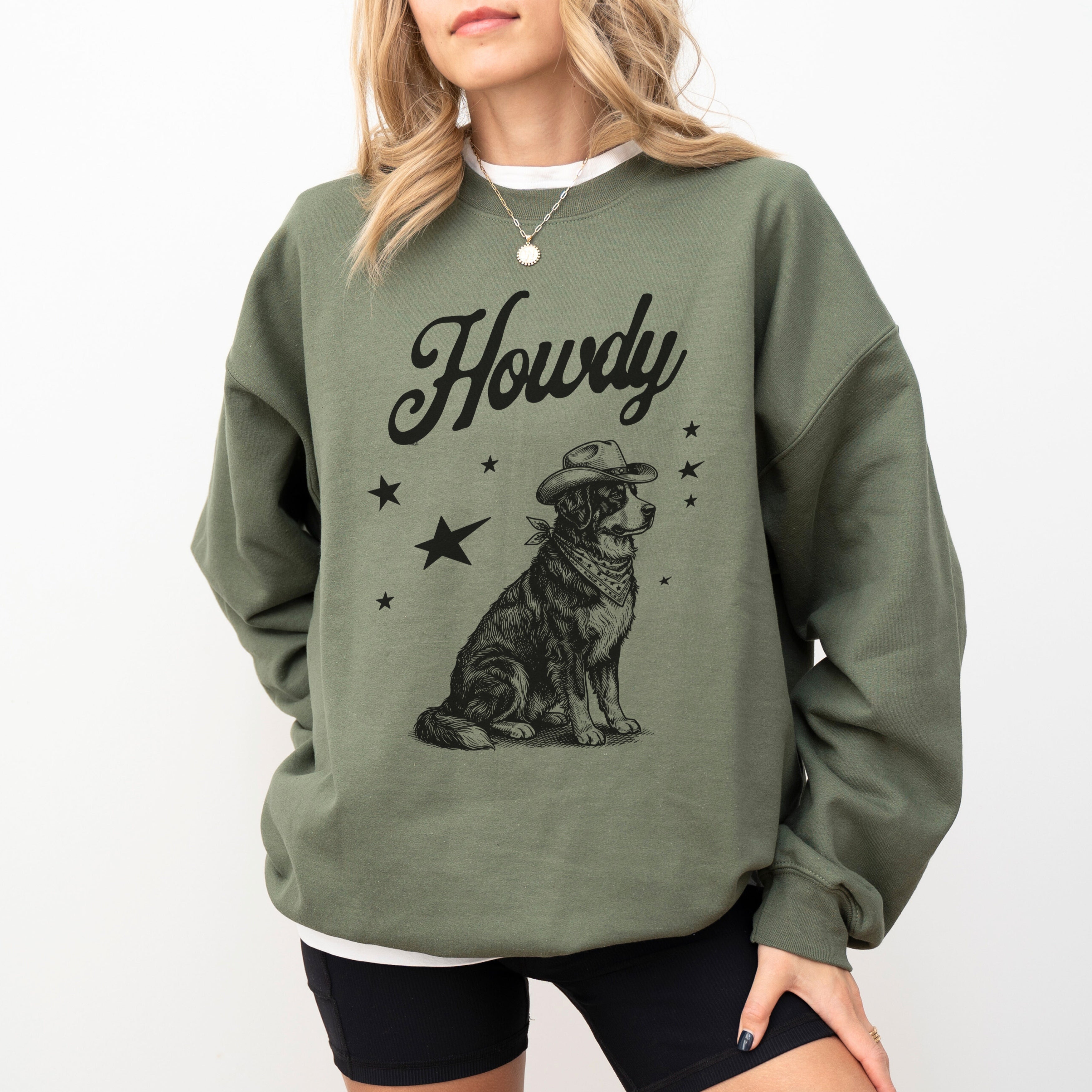 Howdy Bernese Mountain Sweatshirt