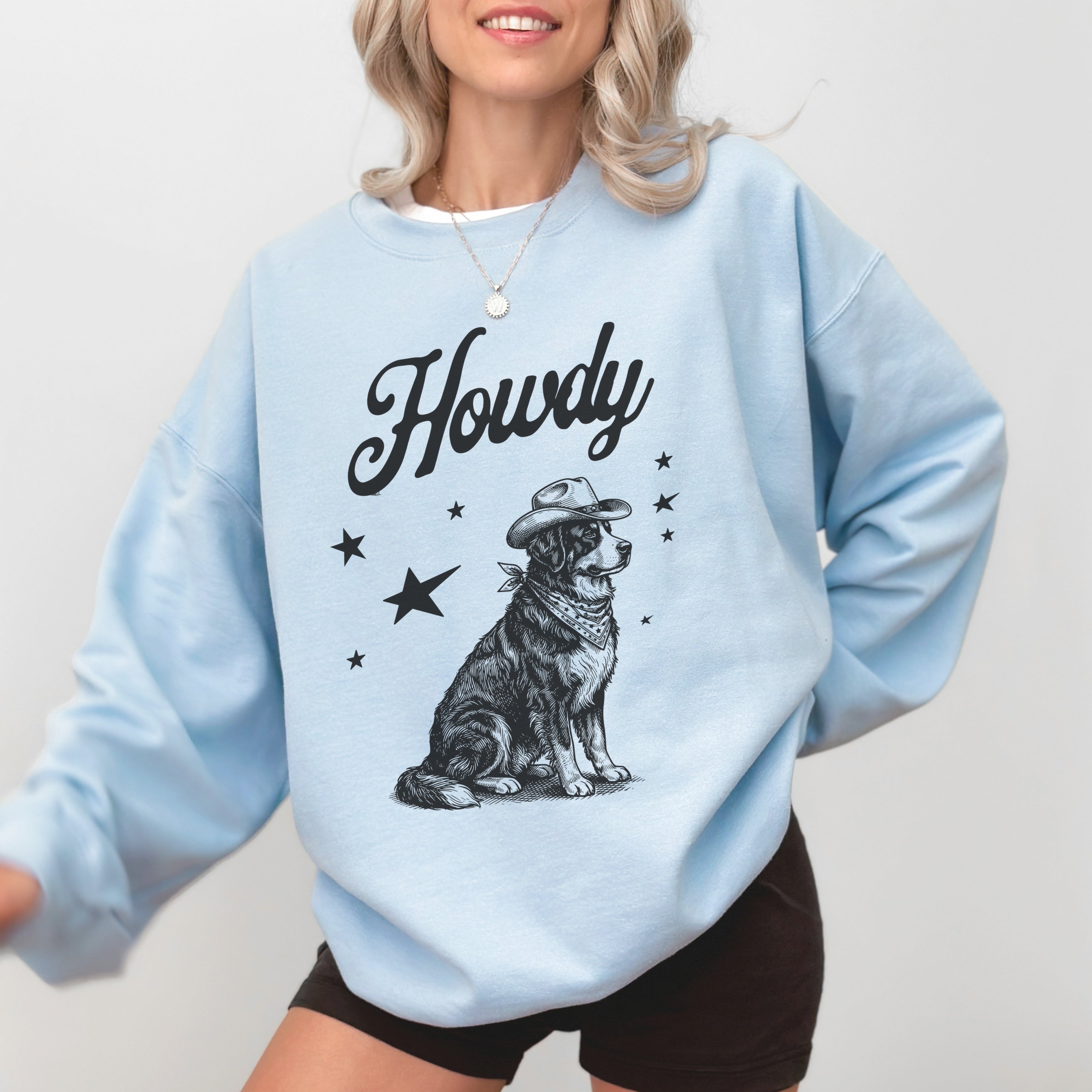 Howdy Bernese Mountain Sweatshirt