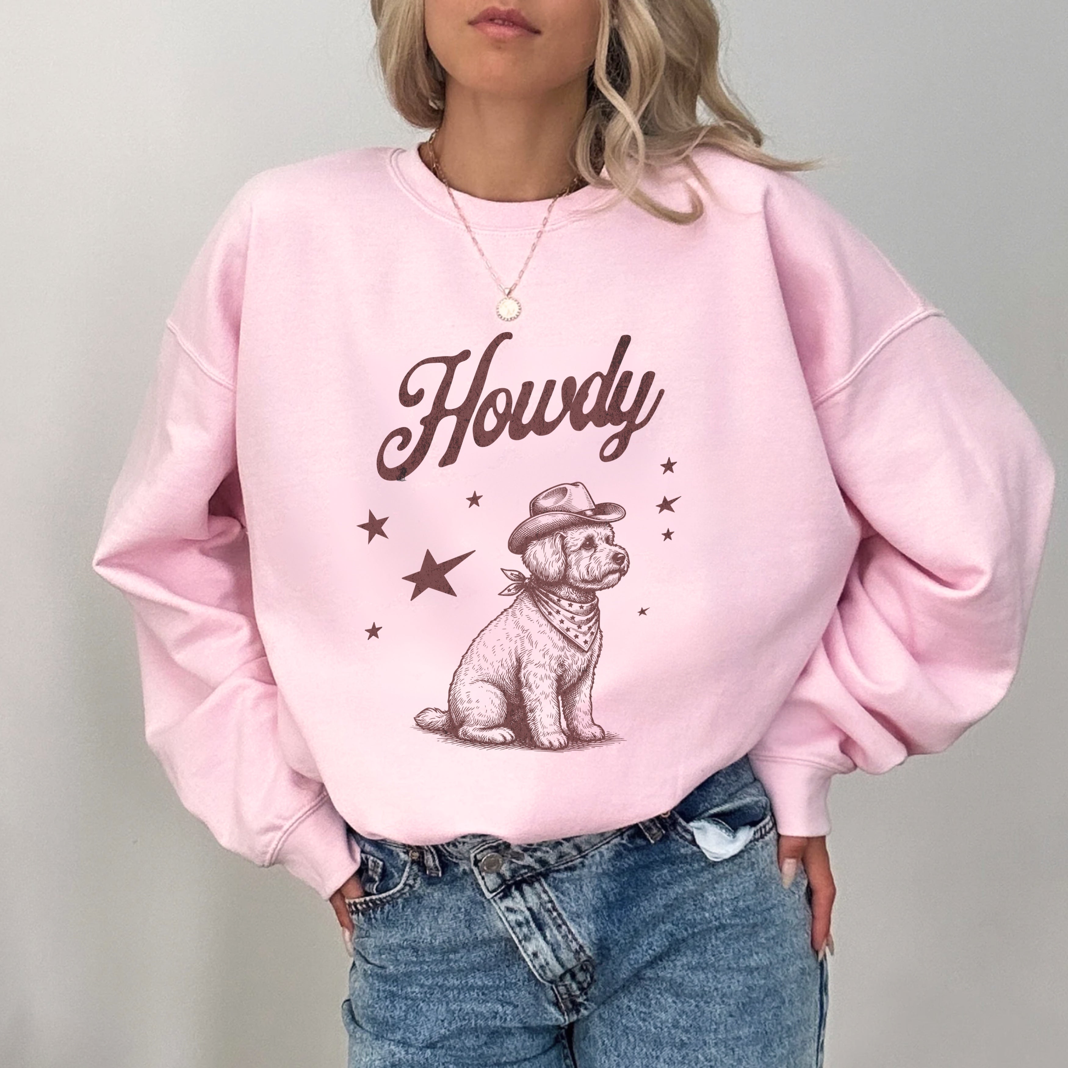 Howdy Bichon Frise Sweatshirt