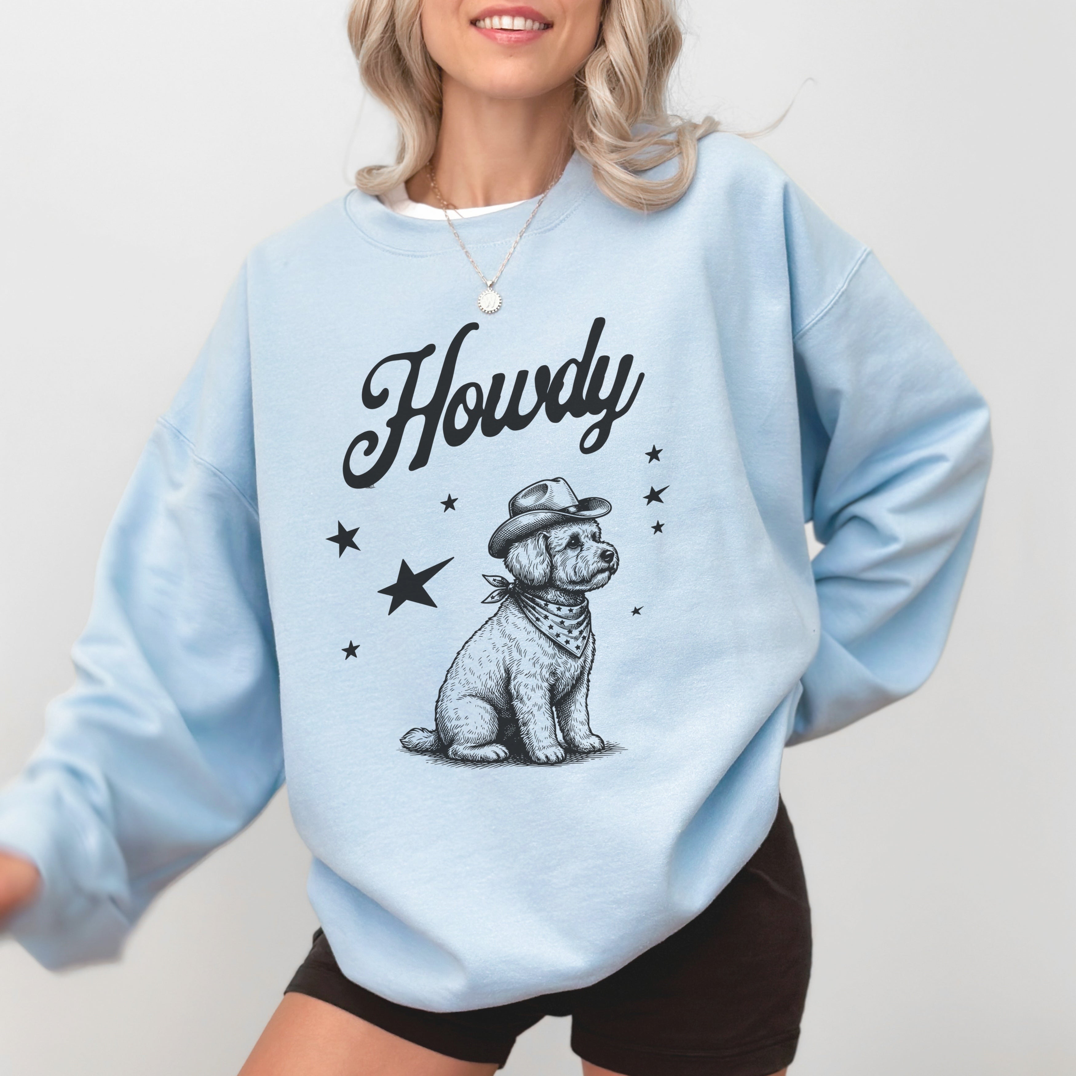 Howdy Bichon Frise Sweatshirt