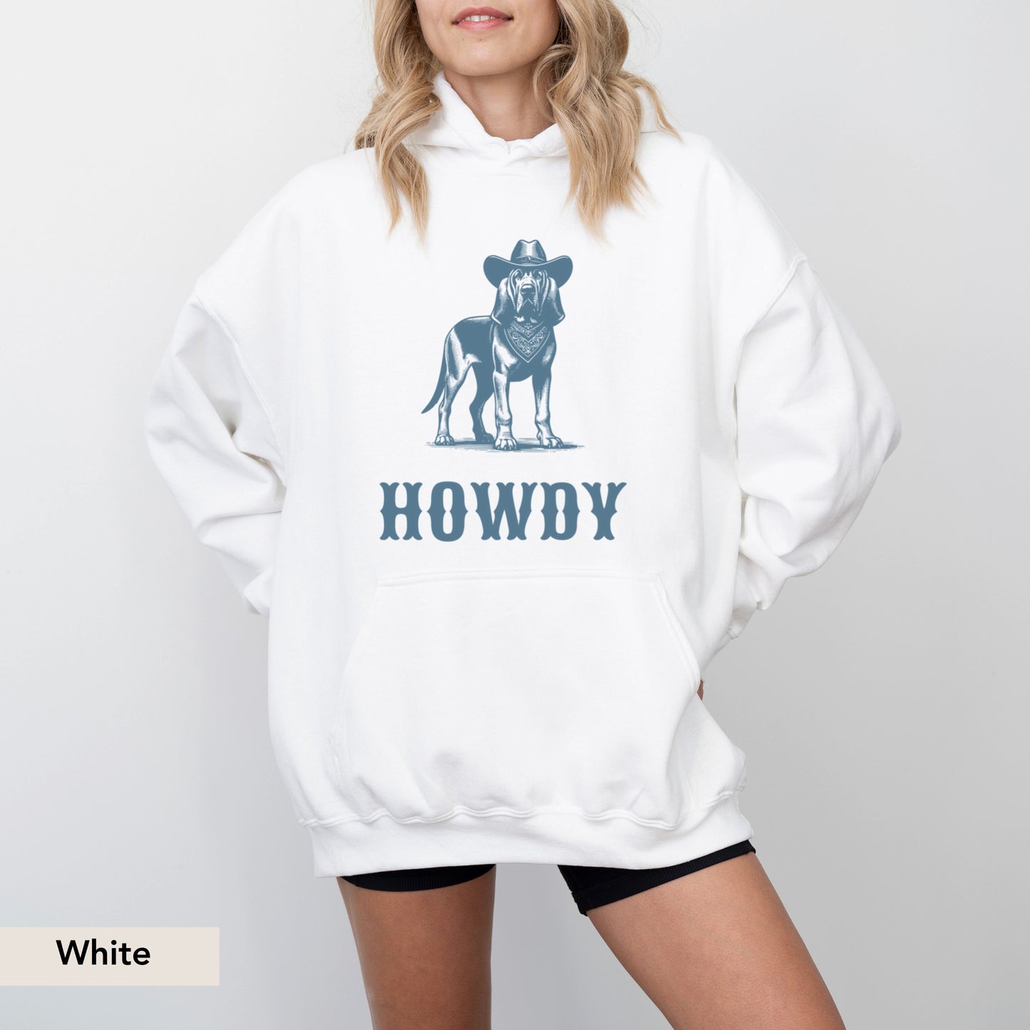 Howdy Bloodhound Hoodie