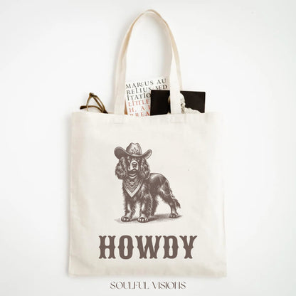 Howdy Boykin Spaniel Tote Bag