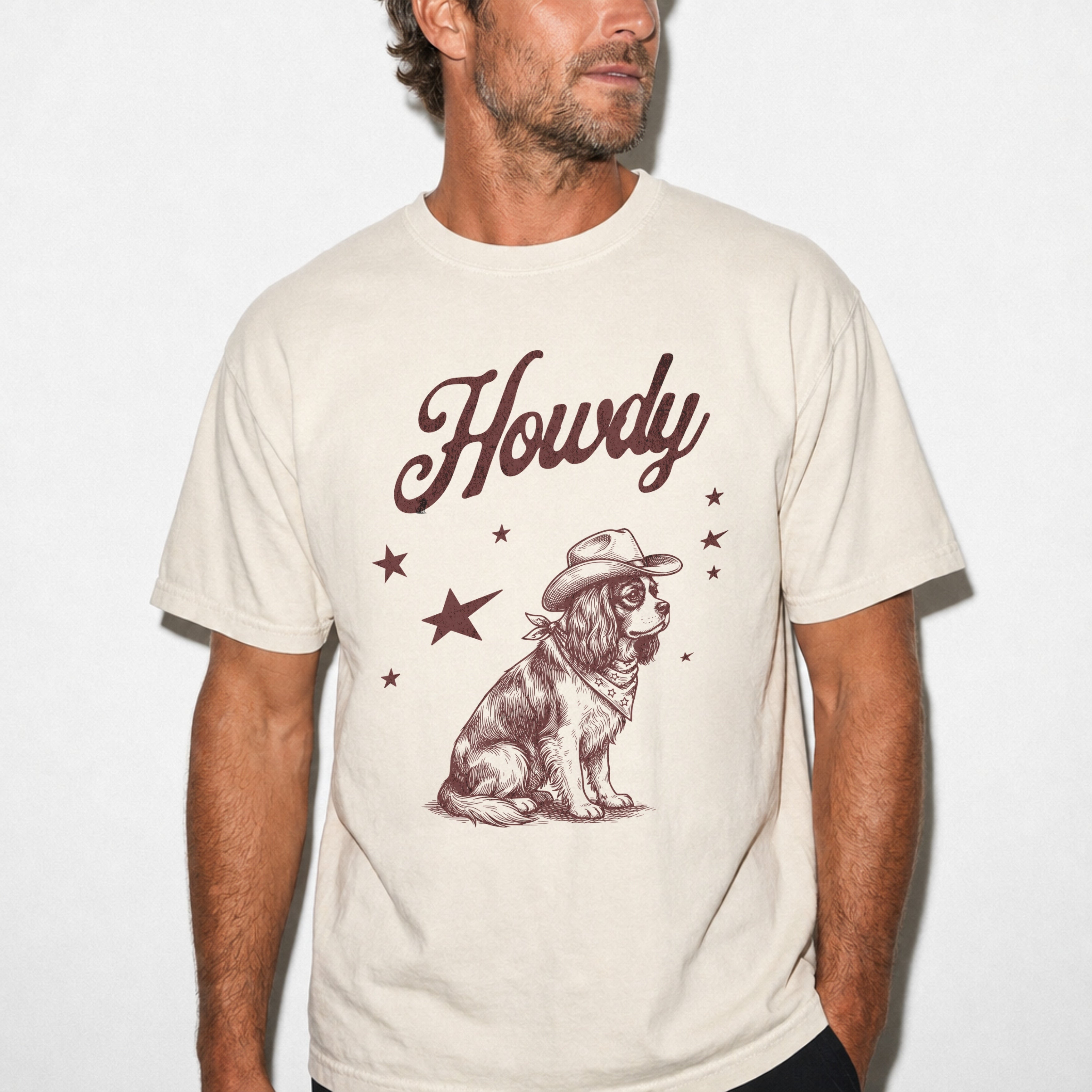 Howdy Cavalier King Charles Spaniel T-shirt
