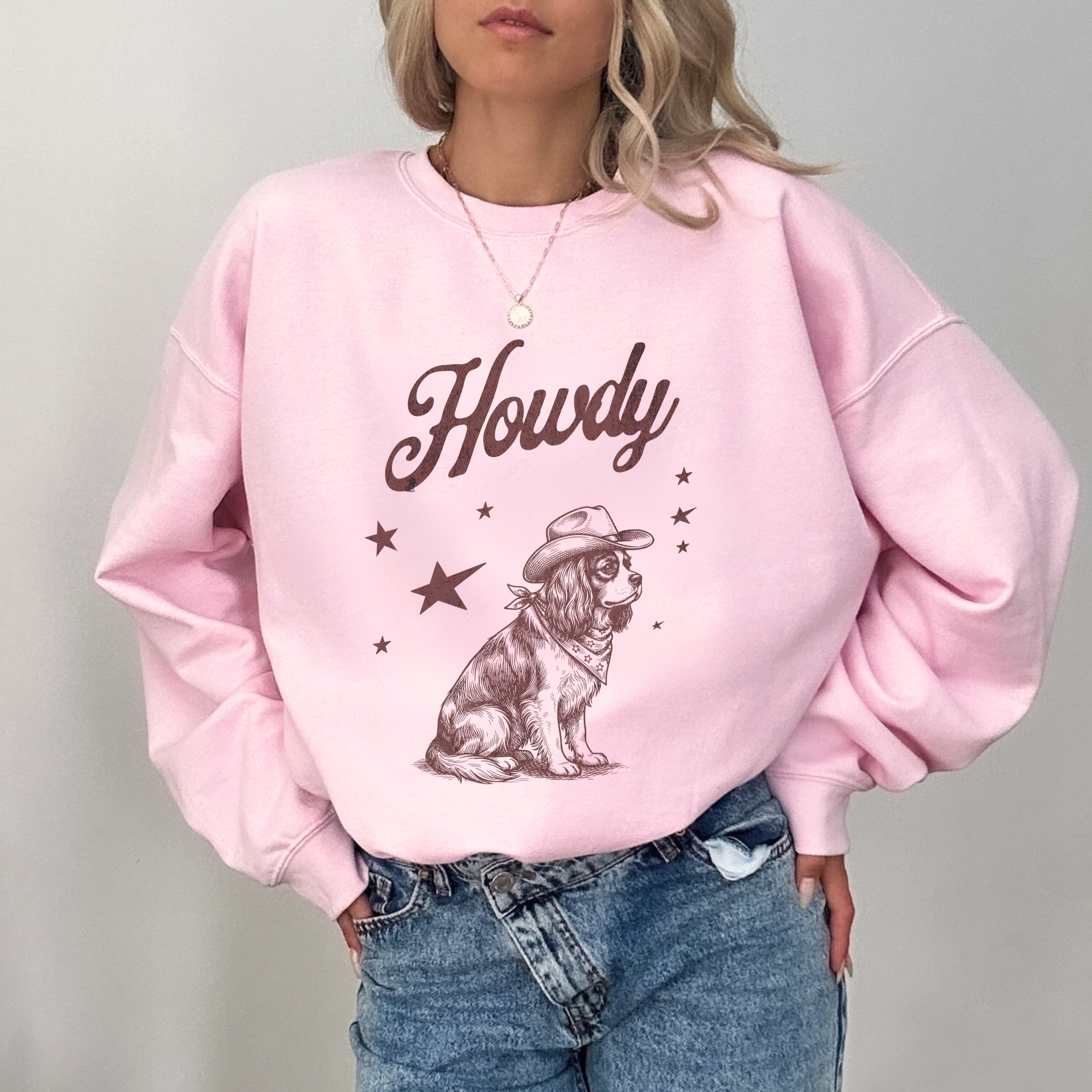 Howdy Cavalier King Spaniel Sweatshirt