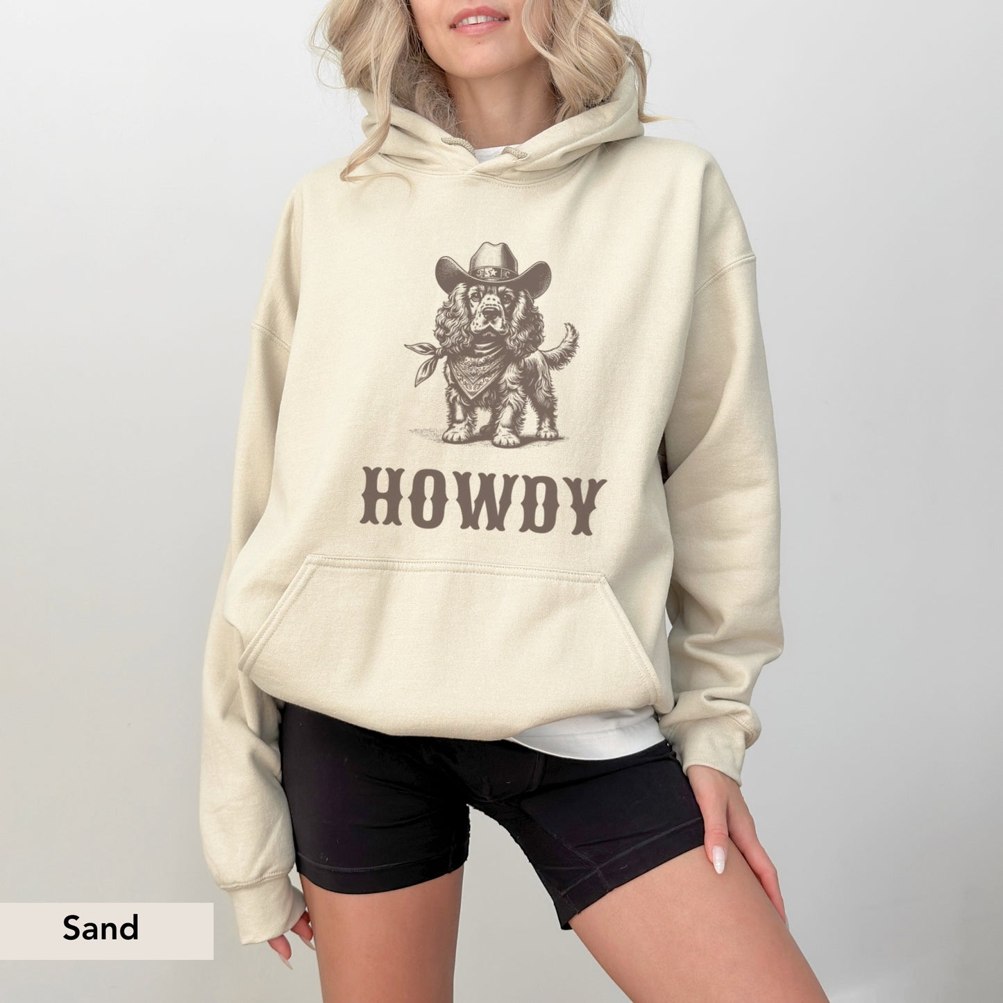 Howdy Cocker Spaniel Hoodie