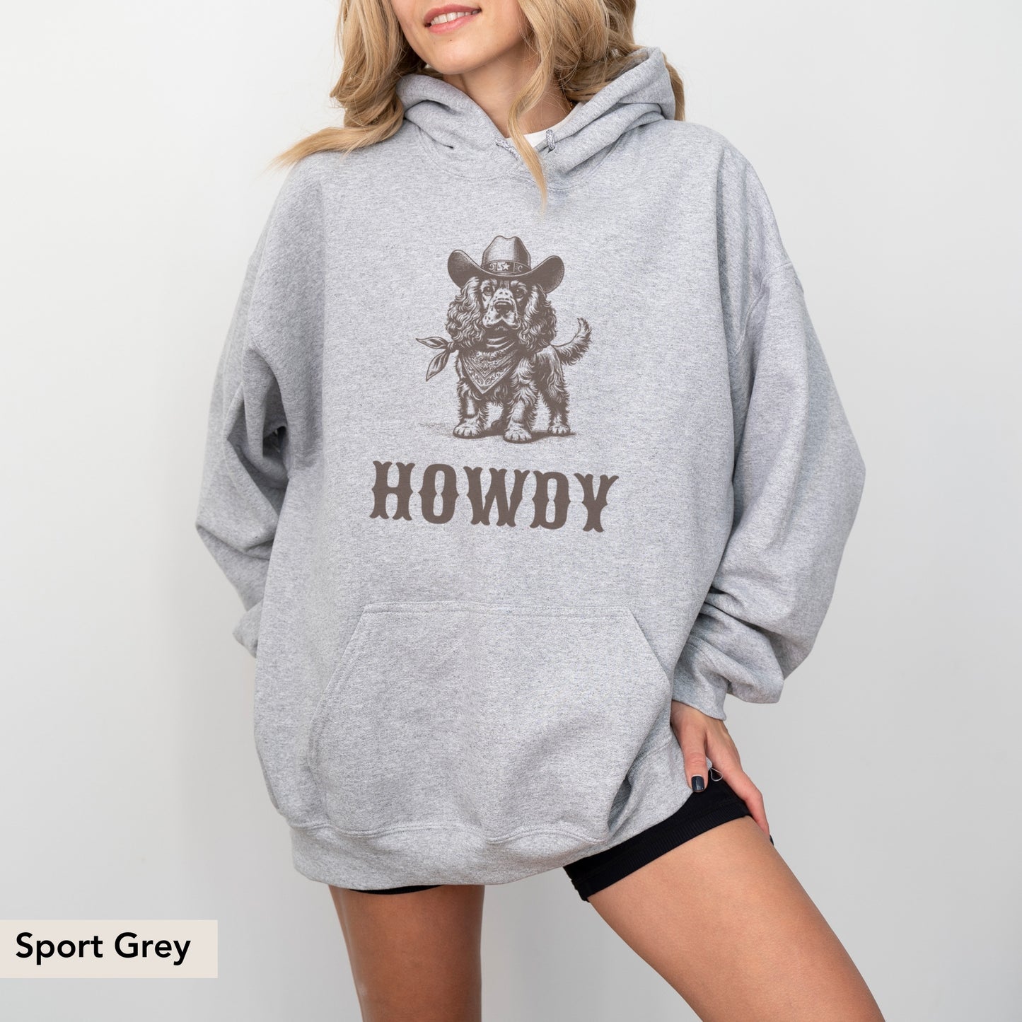 Howdy Cocker Spaniel Hoodie