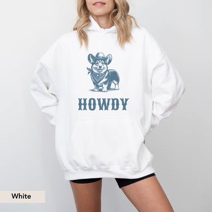 Howdy Corgi Hoodie