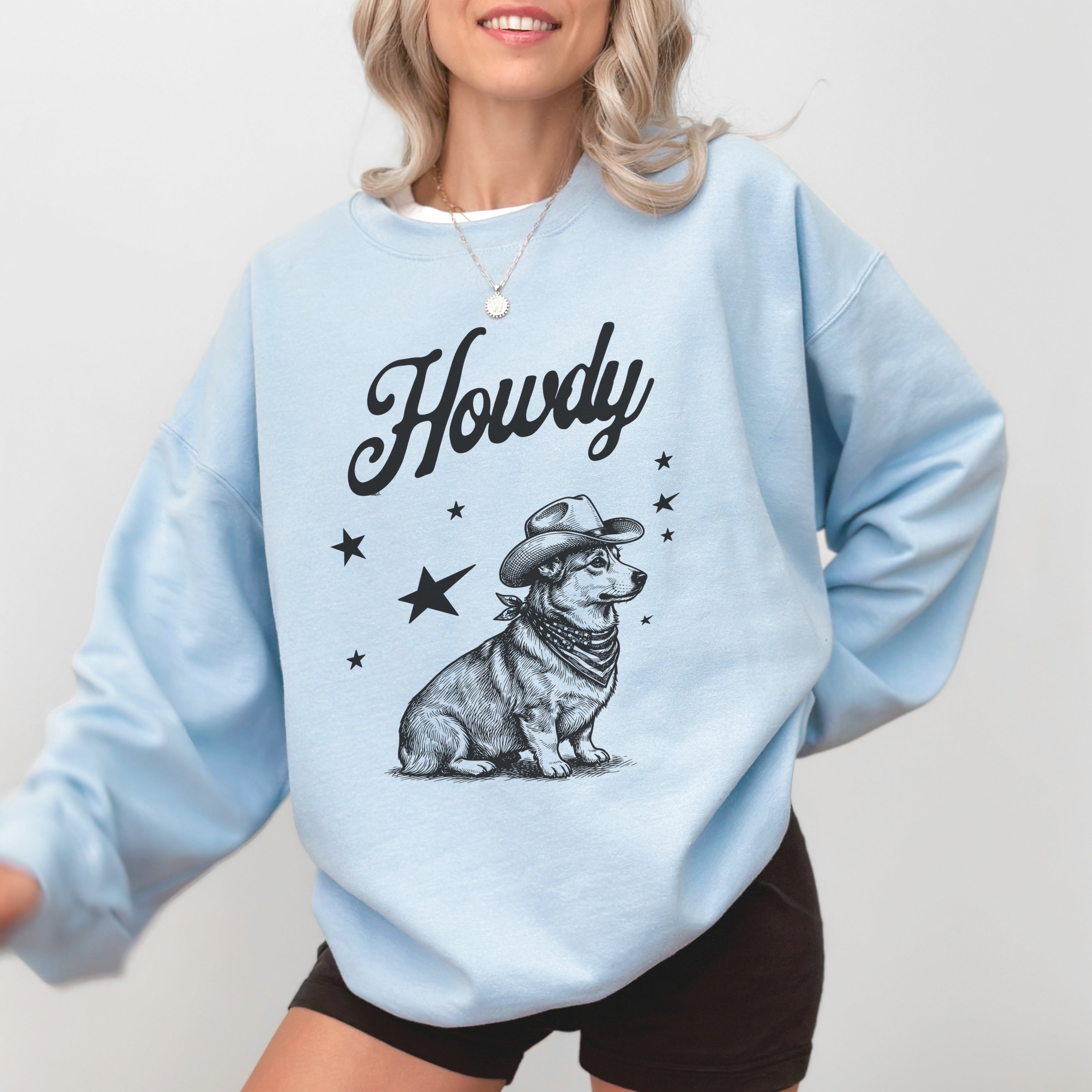 Howdy Corgi Sweatshirt