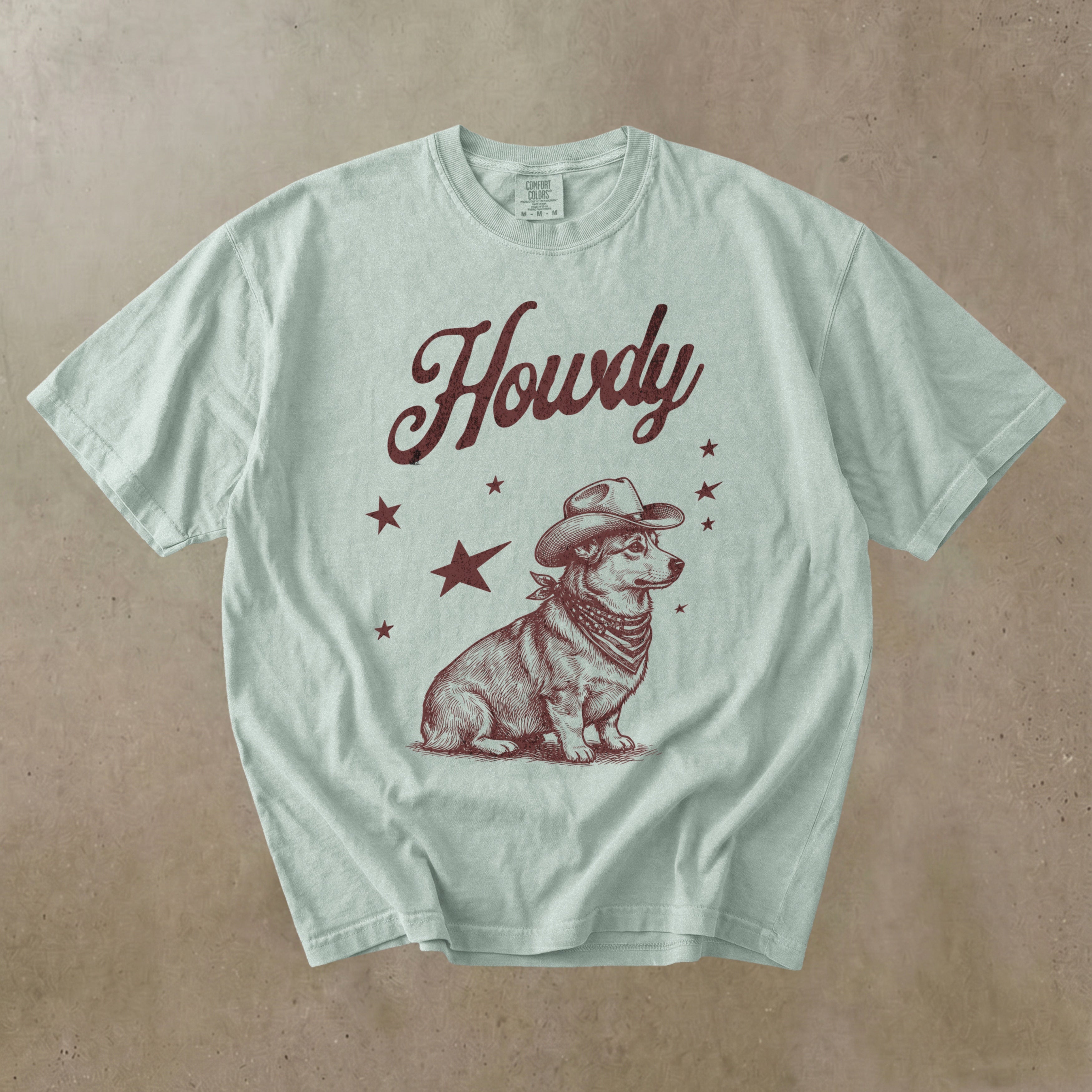 Howdy Corgi T-shirt