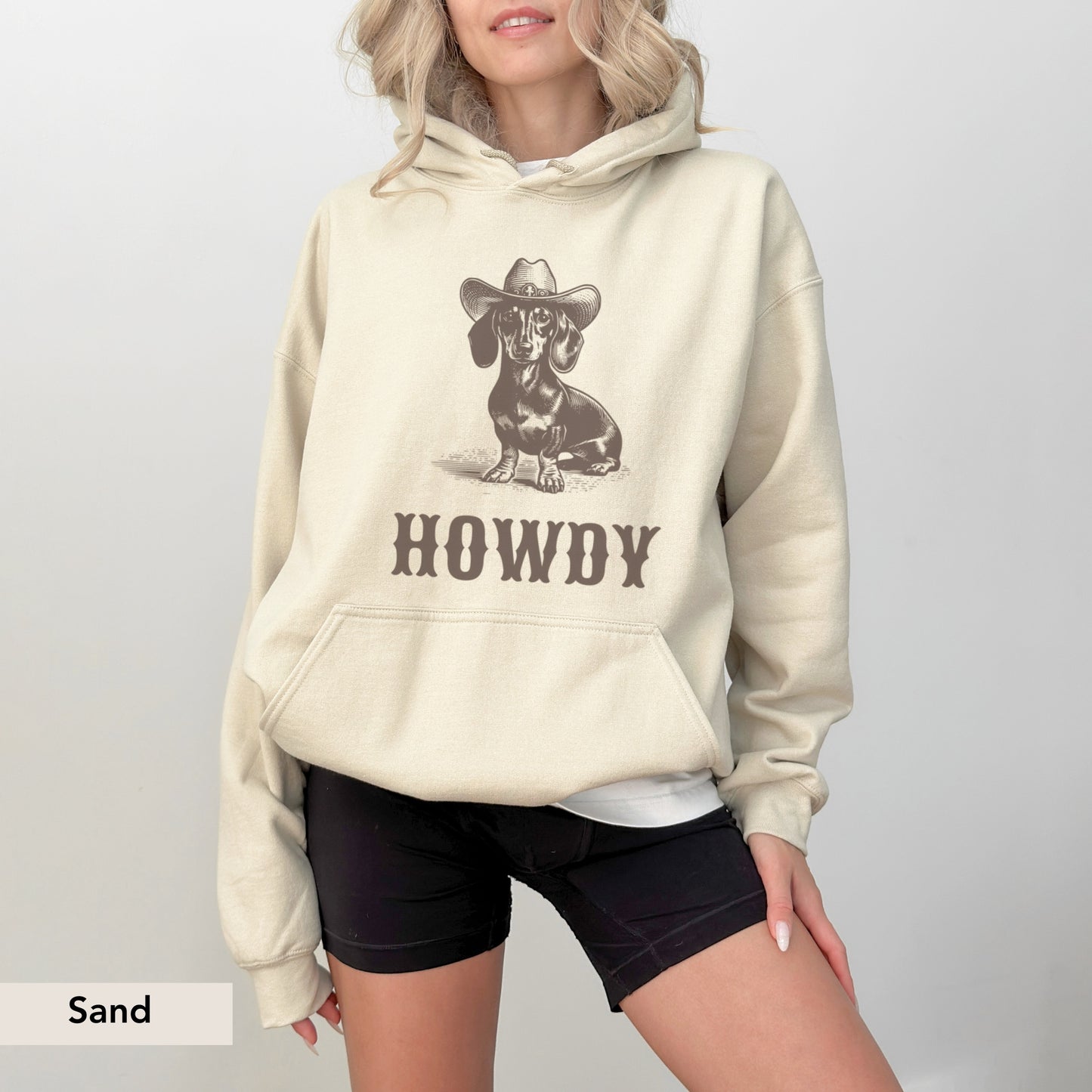 Howdy Dachshund Hoodie