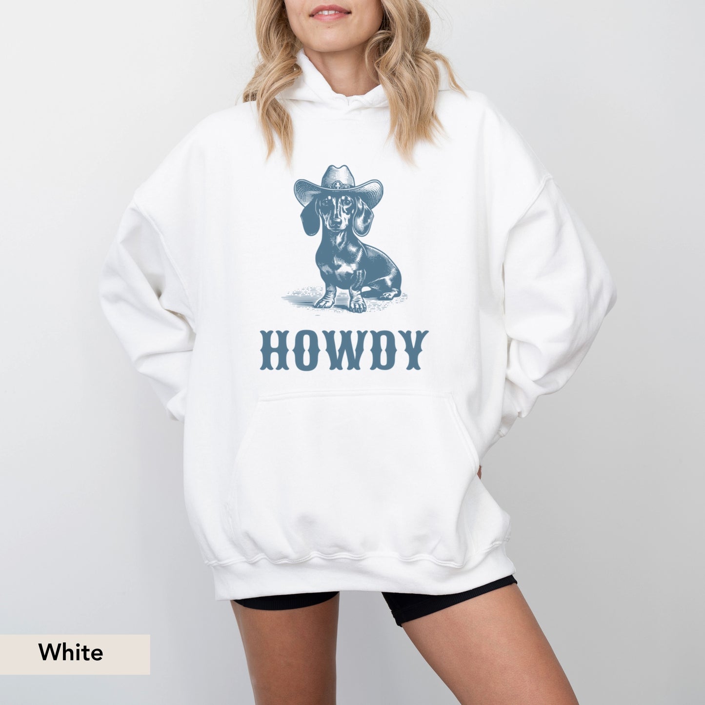 Howdy Dachshund Hoodie