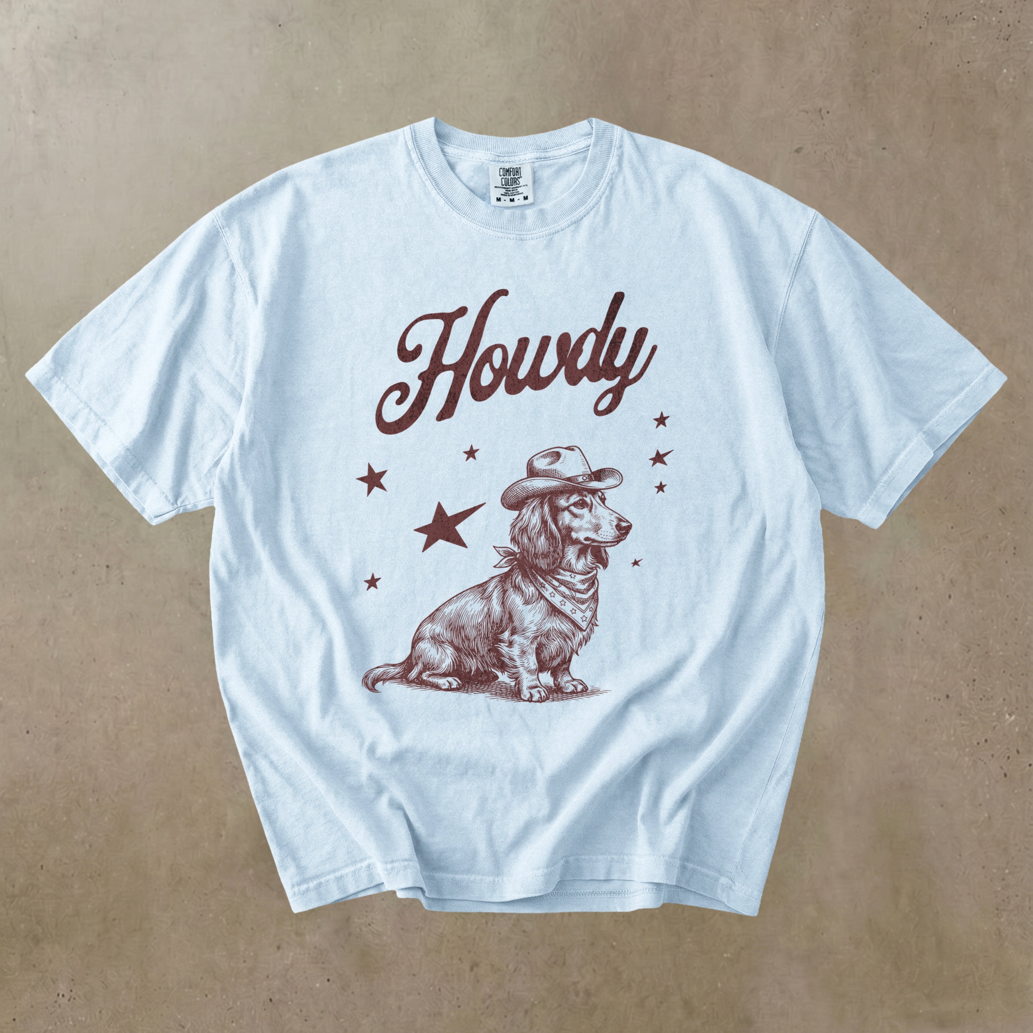 Howdy Dachshund Longhaired T-shirt