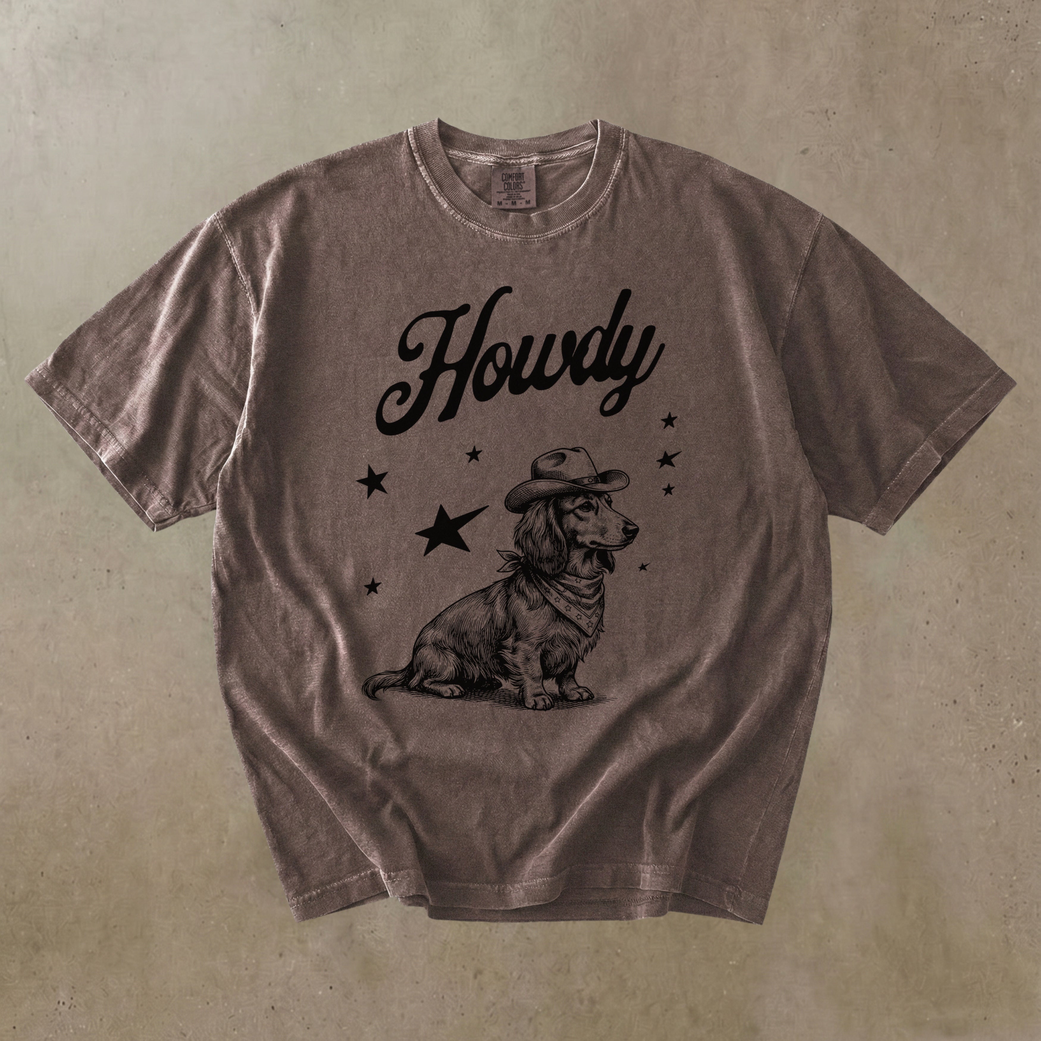 Howdy Dachshund Longhaired T-shirt