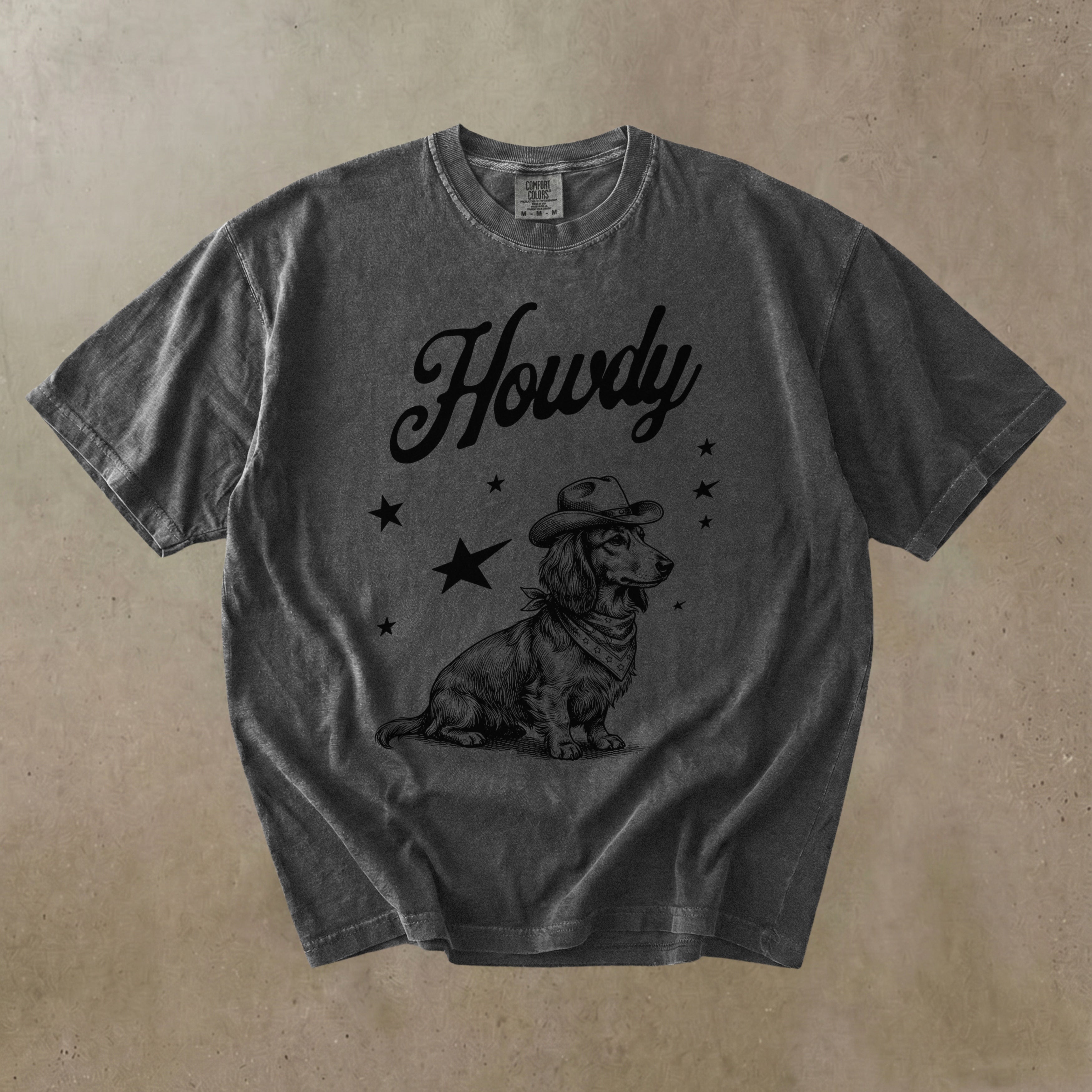 Howdy Dachshund Longhaired T-shirt
