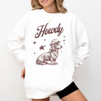 Howdy Dachshund Shorthaired Sweatshirt