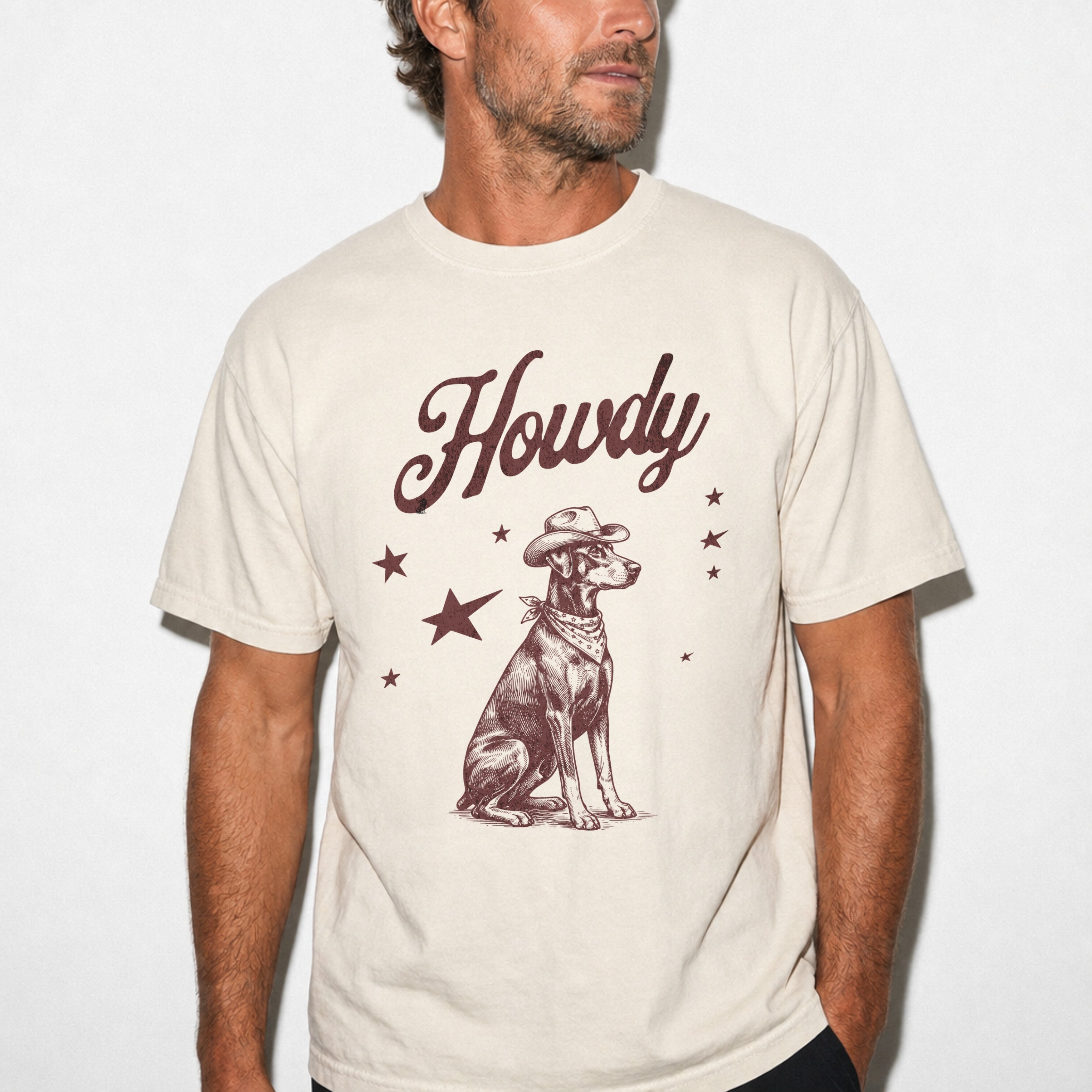 Howdy Doberman Pinscher T-shirt