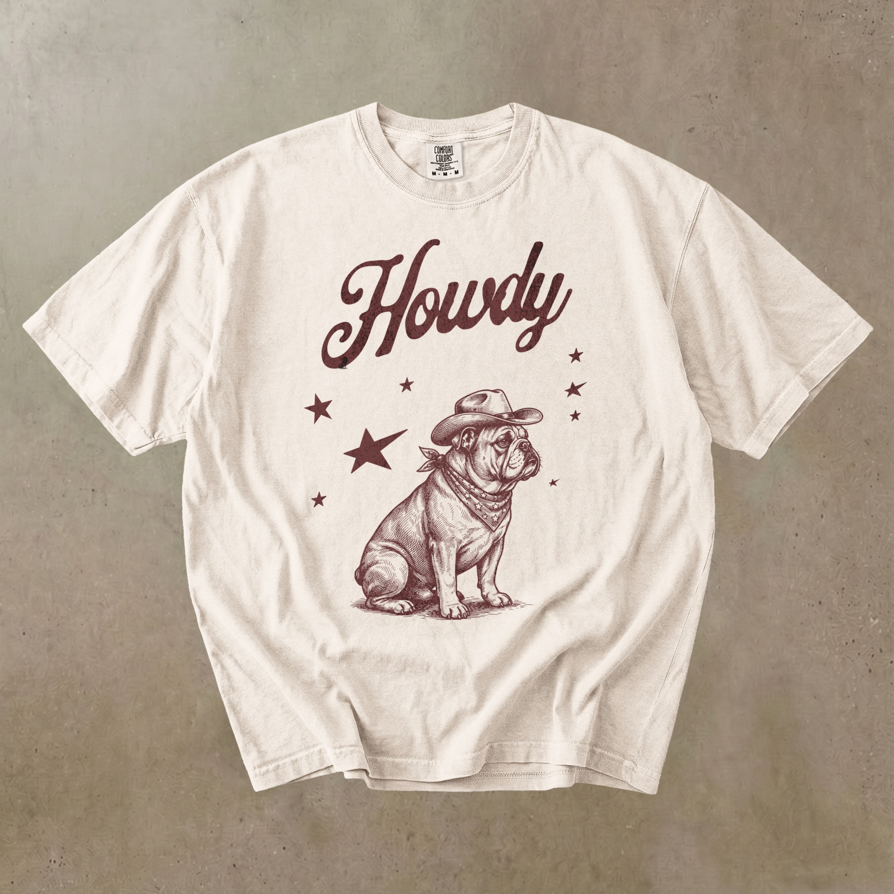 Howdy English Bulldog T-shirt