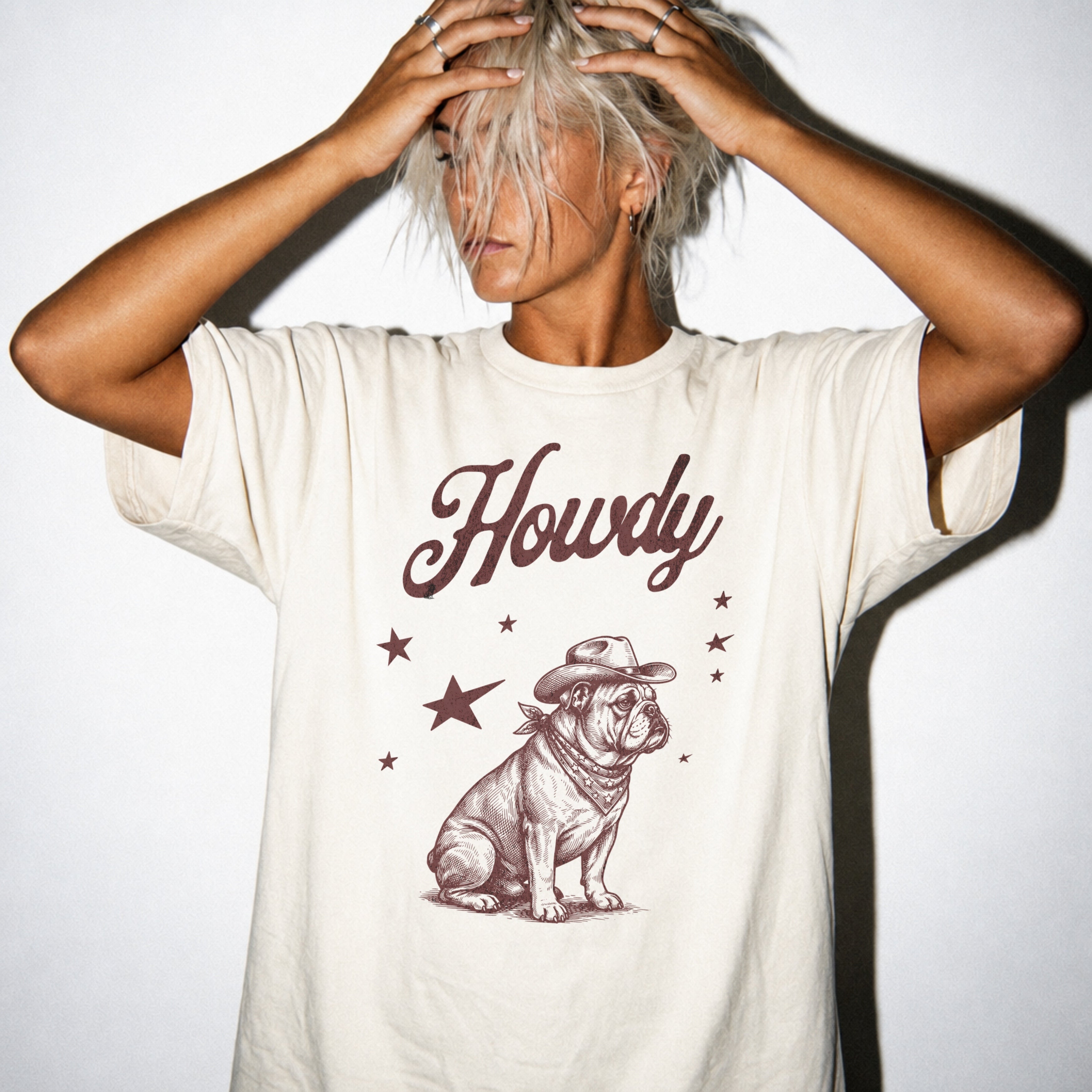 Howdy English Bulldog T-shirt
