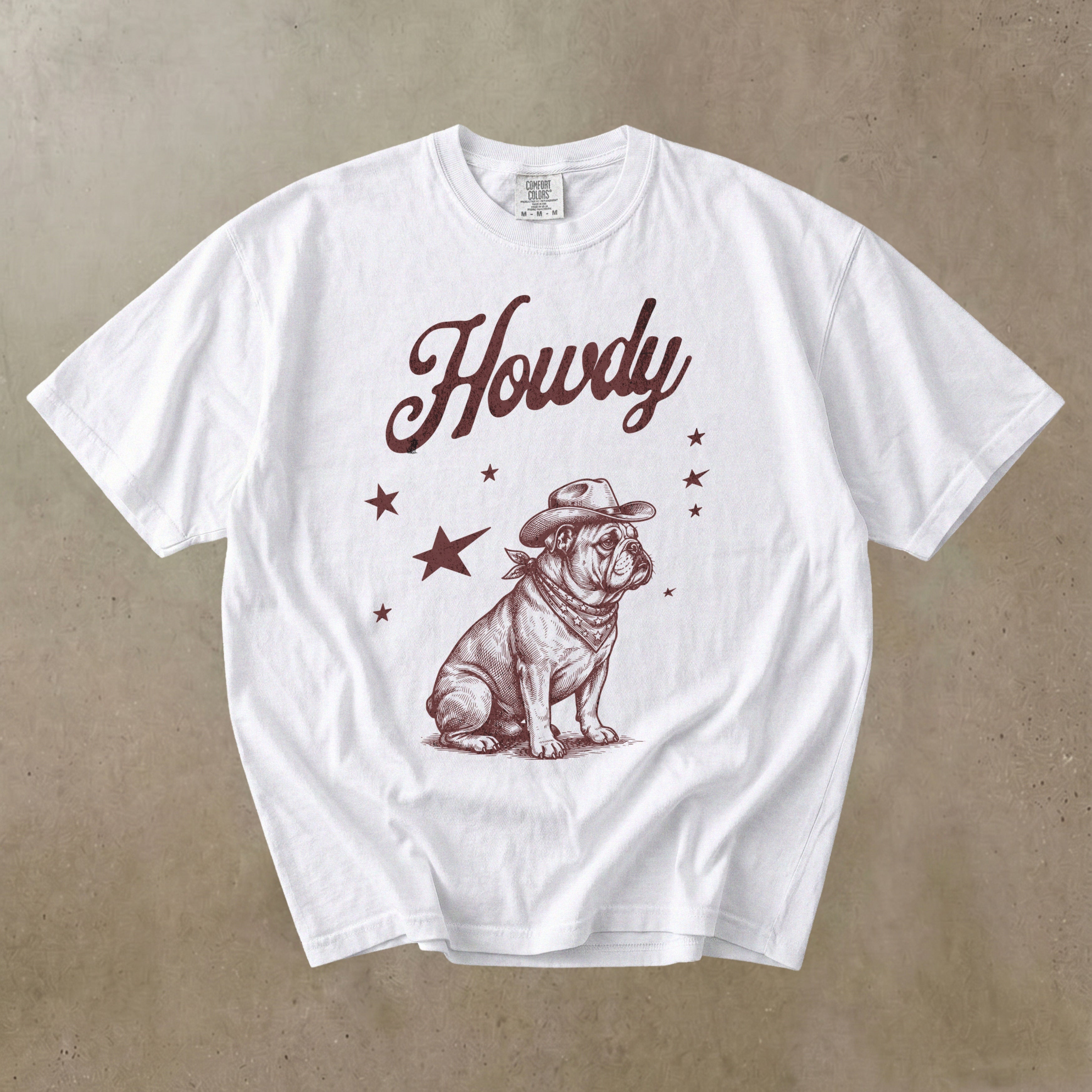 Howdy English Bulldog T-shirt