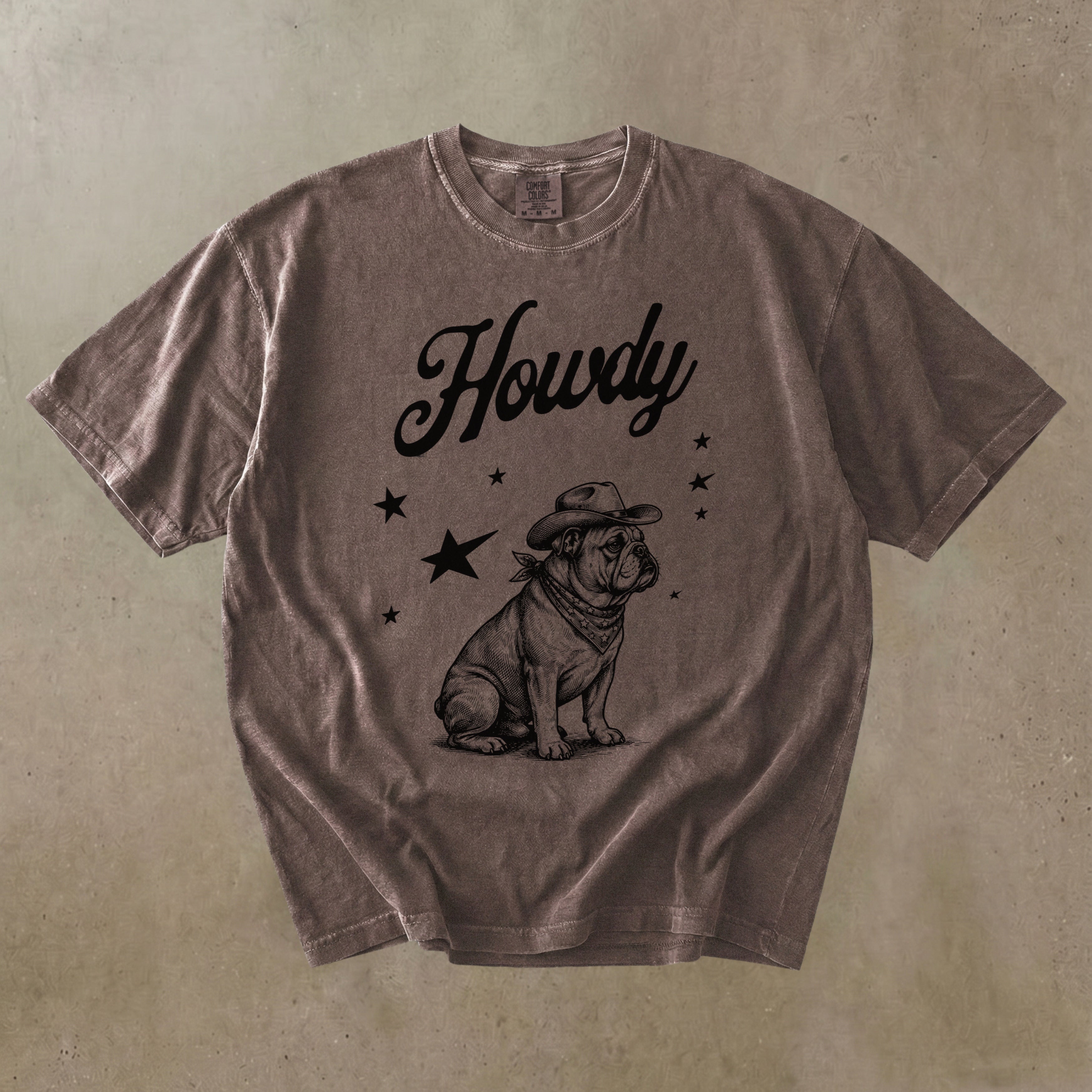 Howdy English Bulldog T-shirt