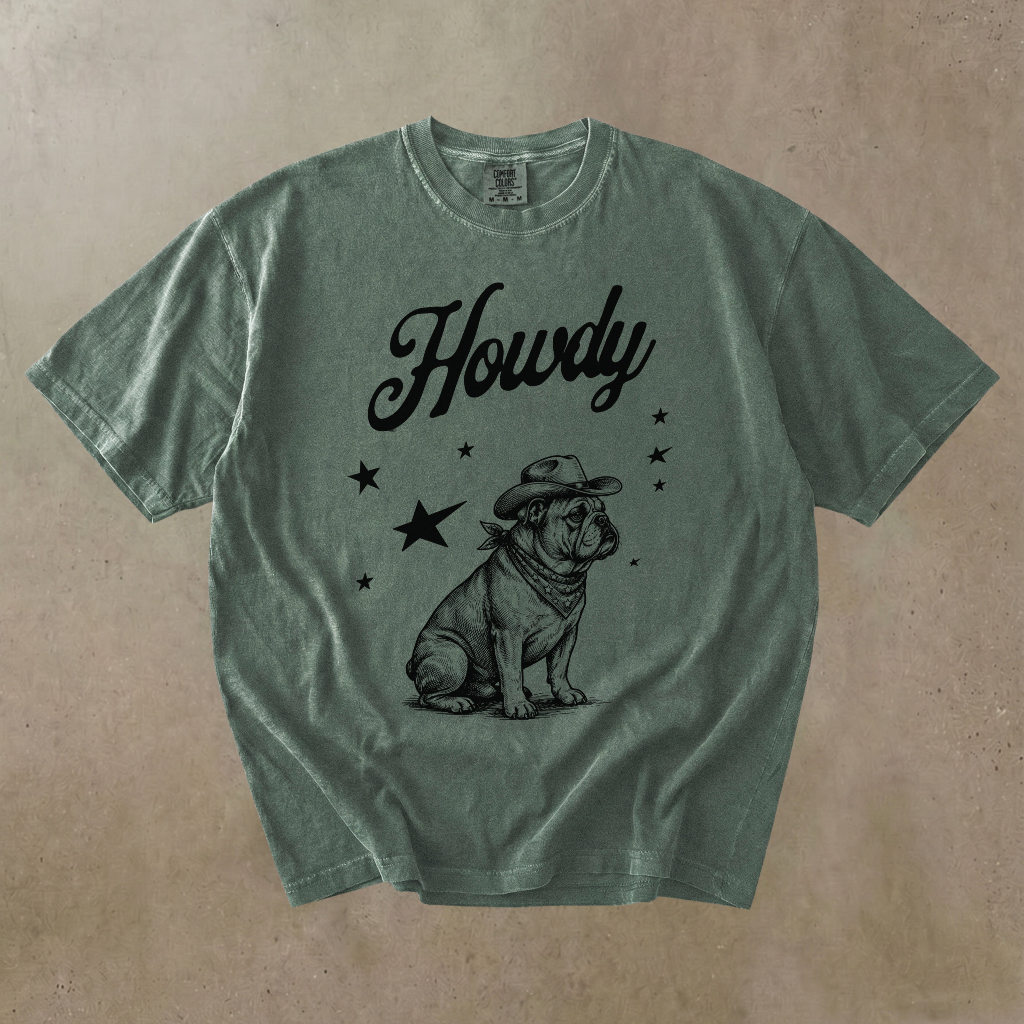 Howdy English Bulldog T-shirt