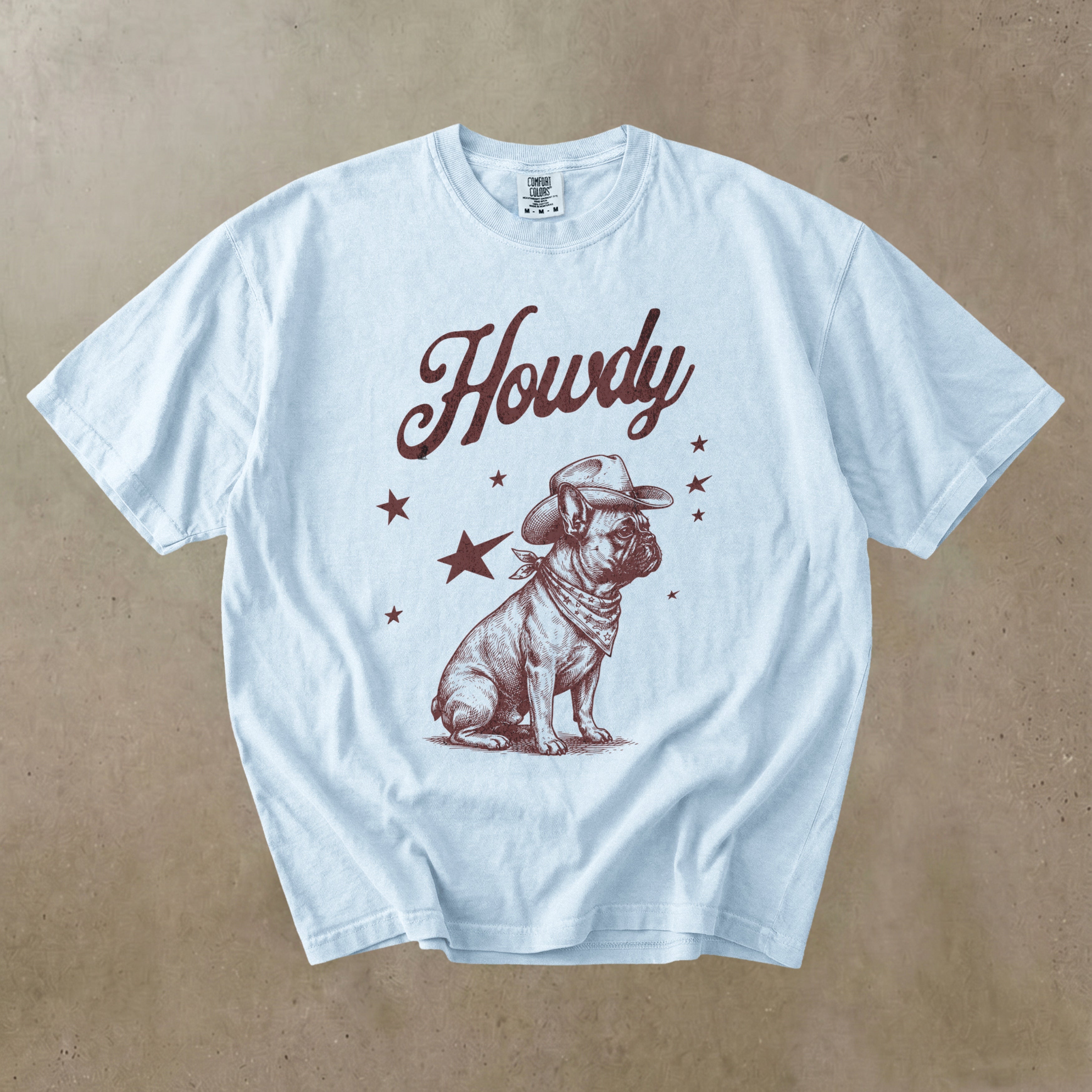 Howdy French Bulldog T-shirt