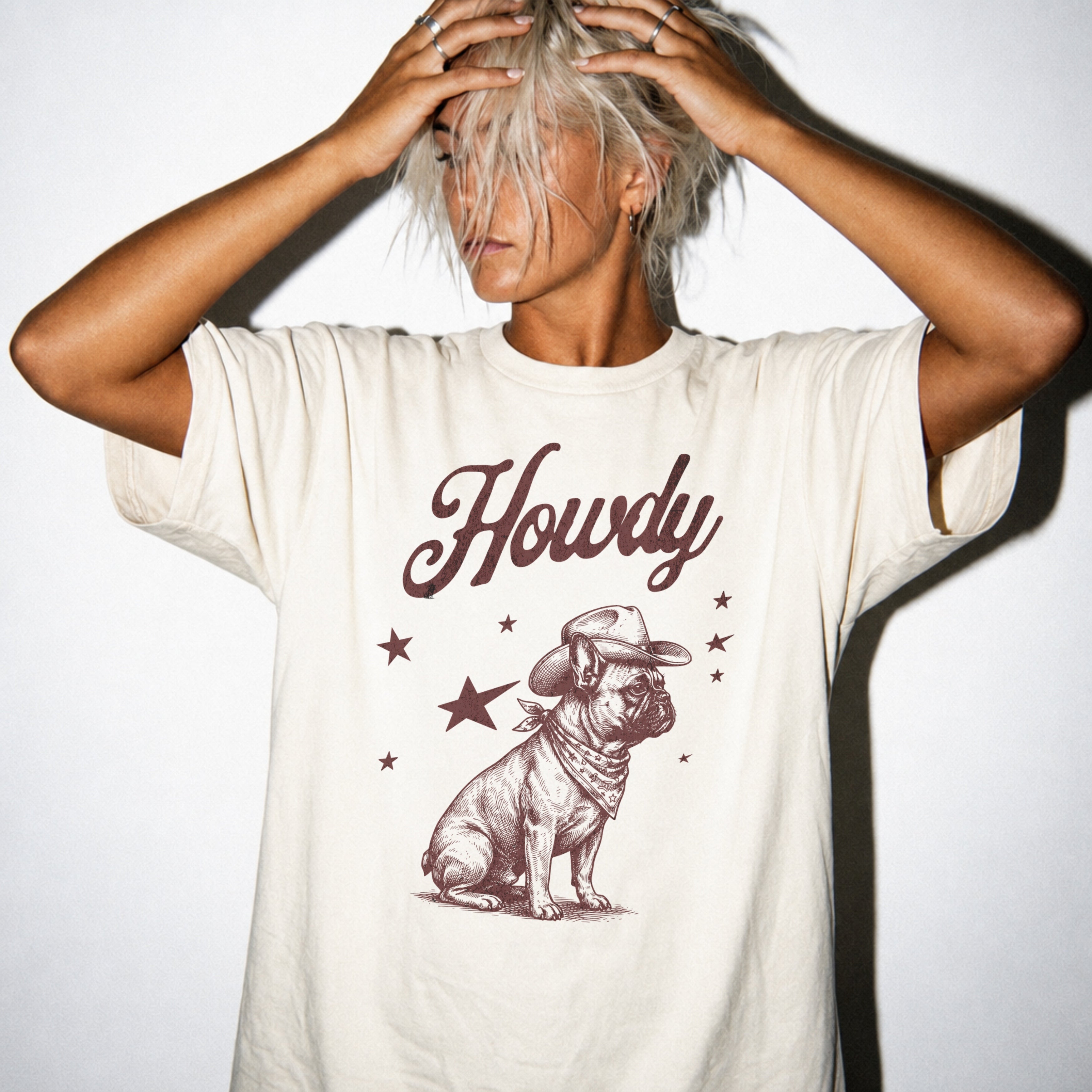 Howdy French Bulldog T-shirt