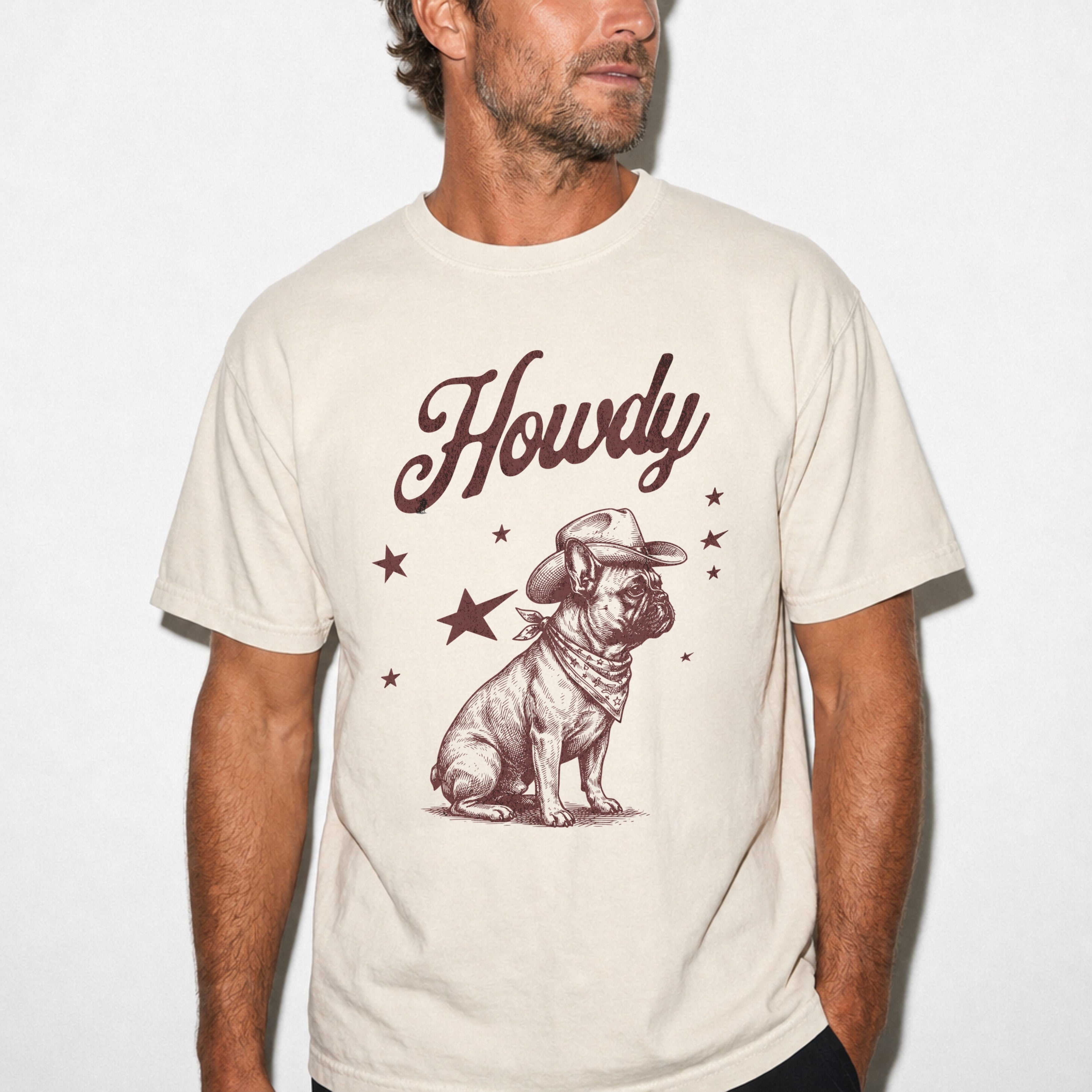 Howdy French Bulldog T-shirt