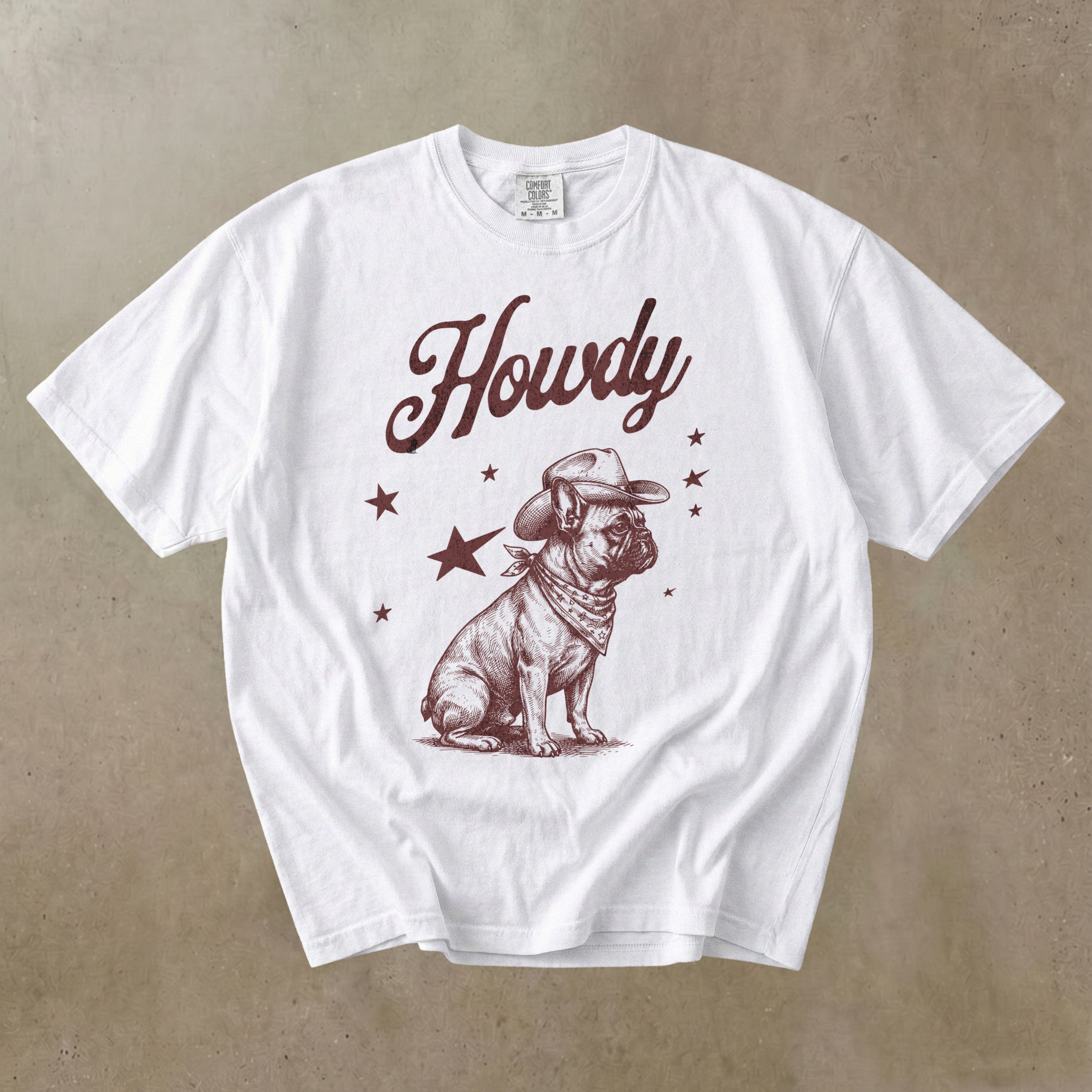Howdy French Bulldog T-shirt