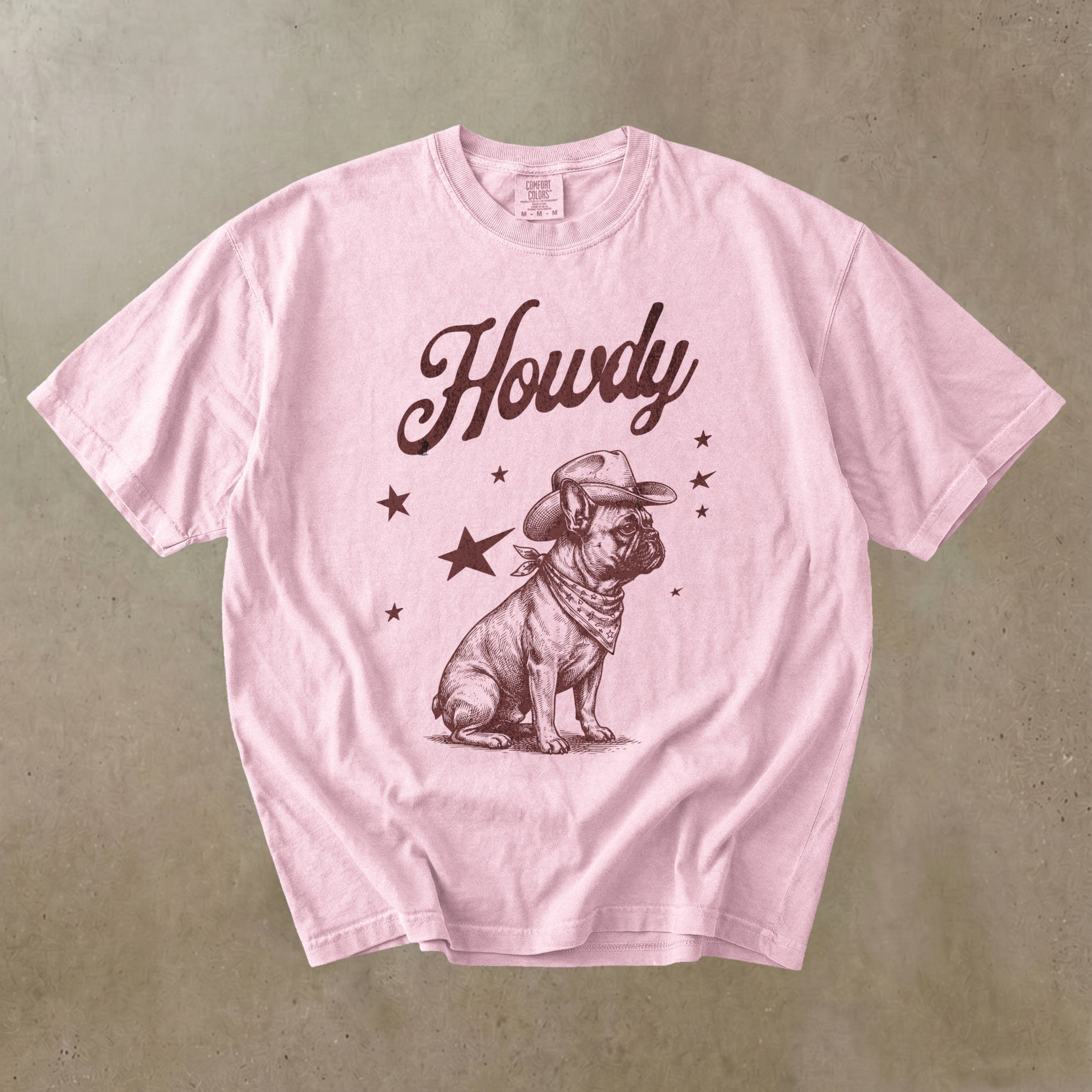 Howdy French Bulldog T-shirt