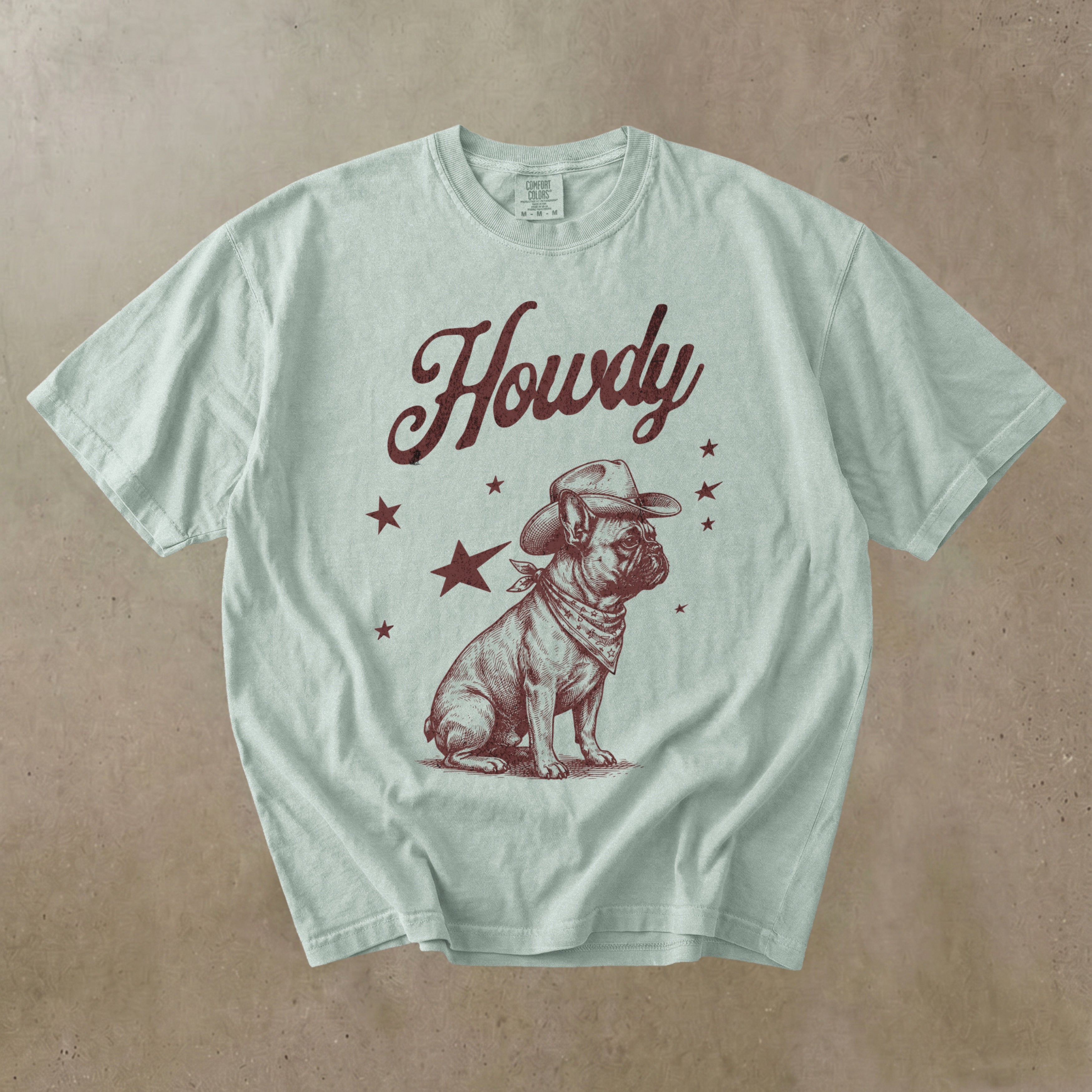 Howdy French Bulldog T-shirt
