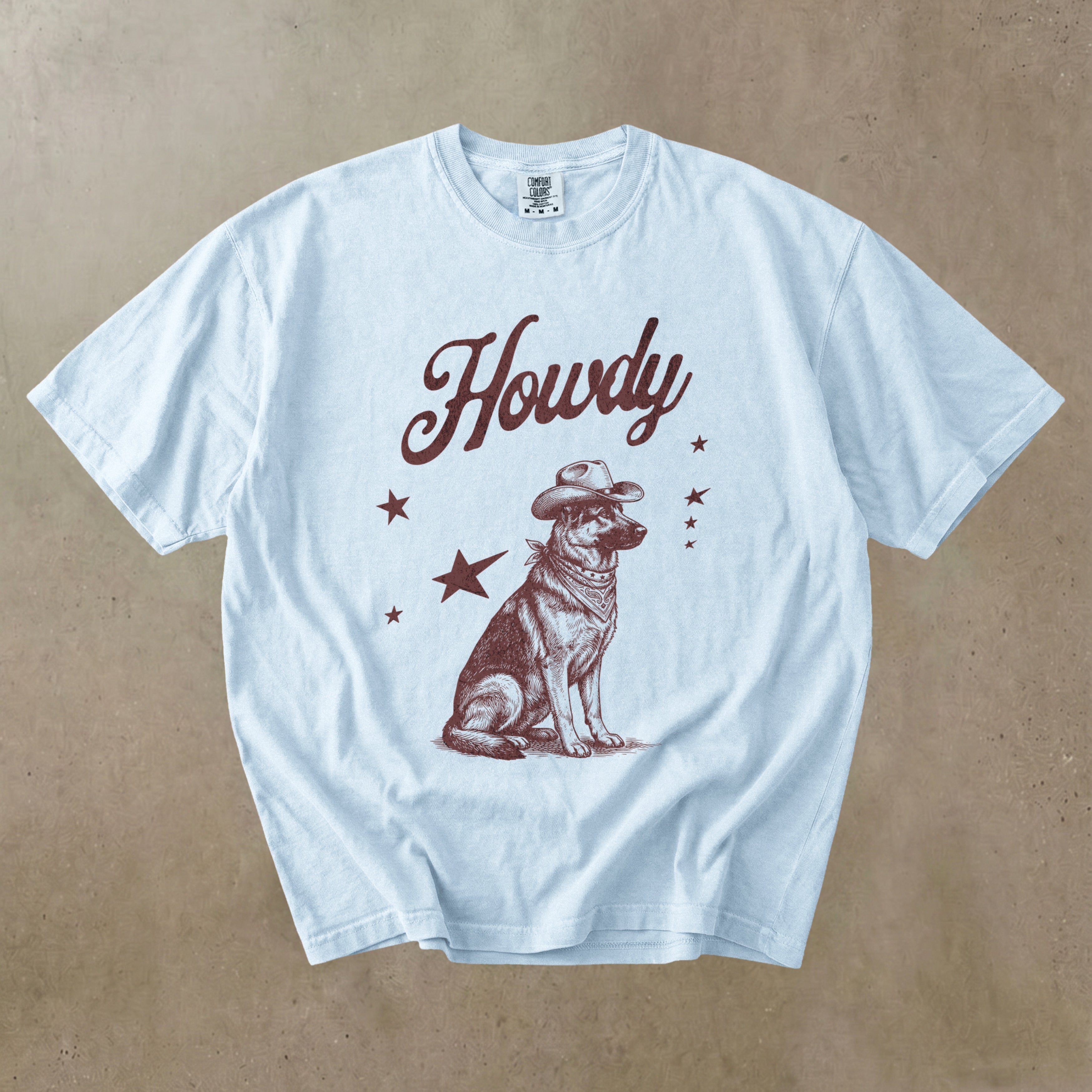 Howdy German Shepherd T-shirt