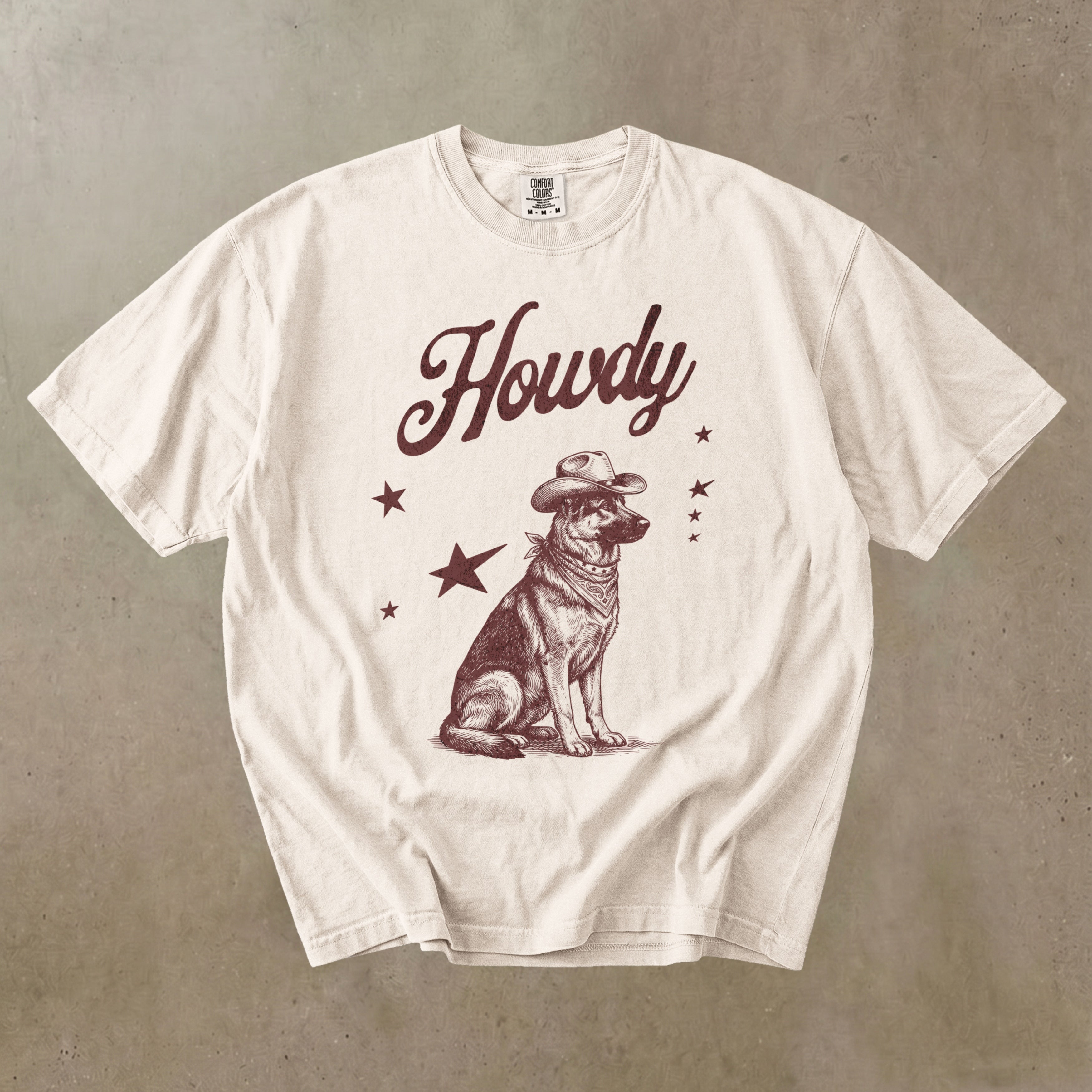 Howdy German Shepherd T-shirt