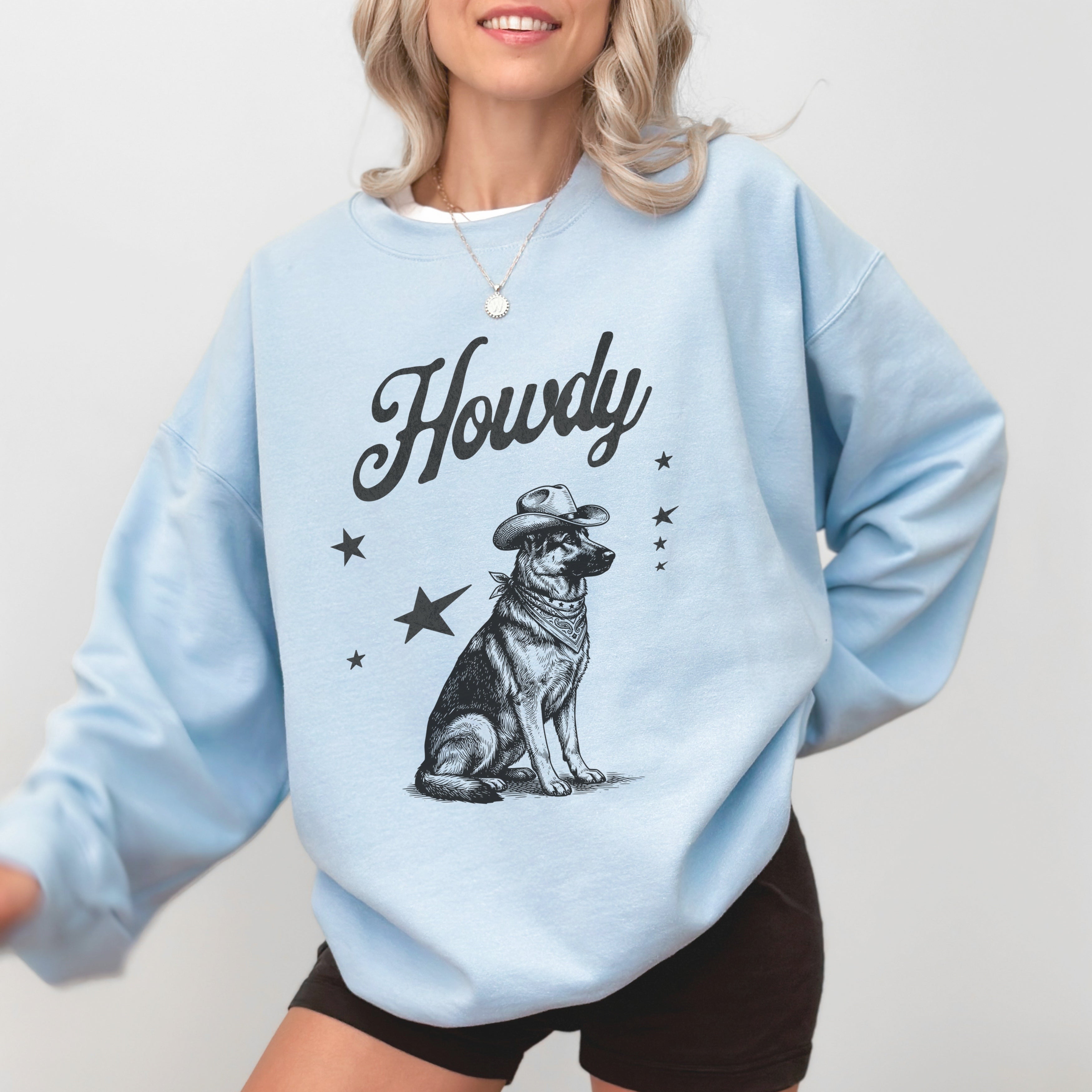 Howdy German Shepherd Sweatshirt