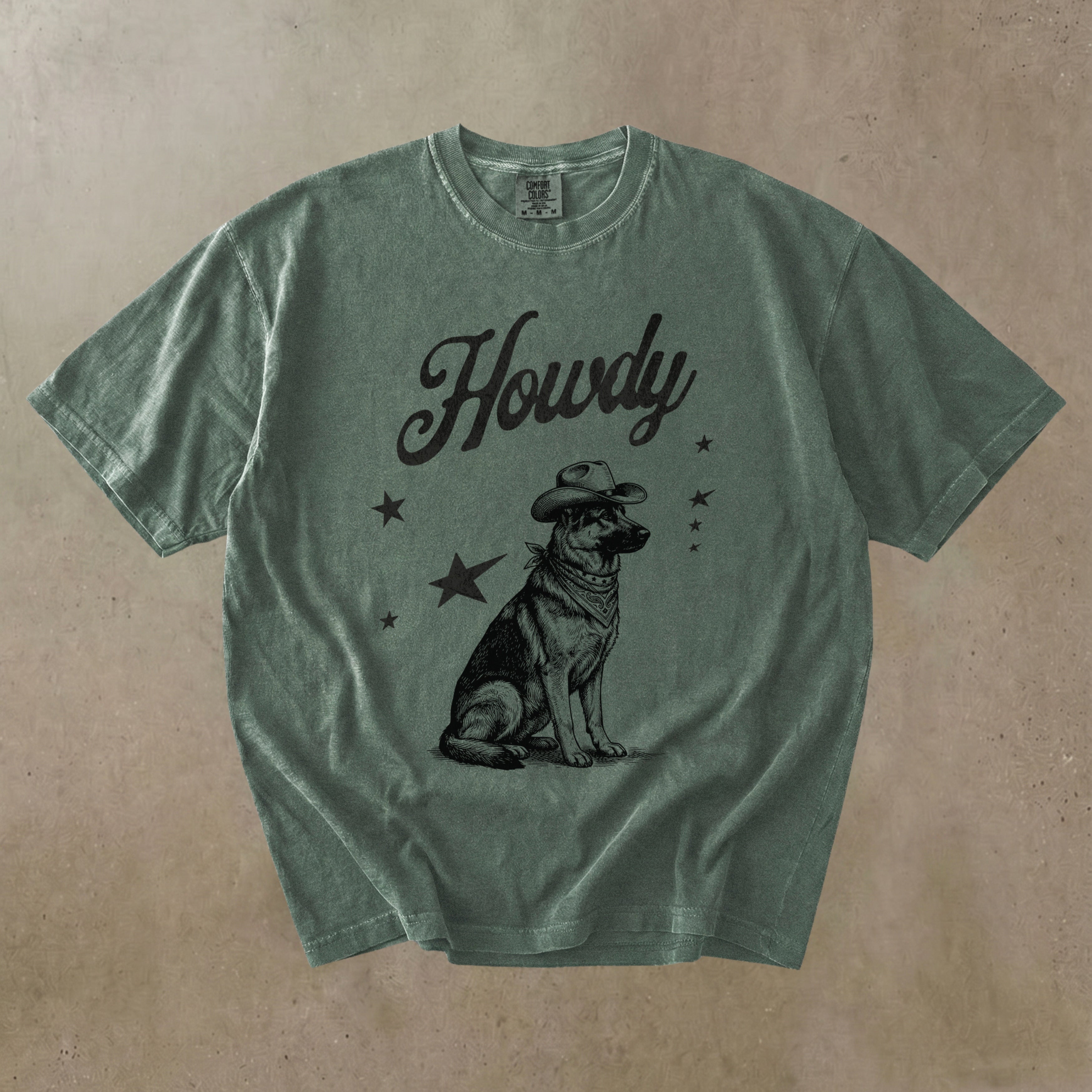Howdy German Shepherd T-shirt