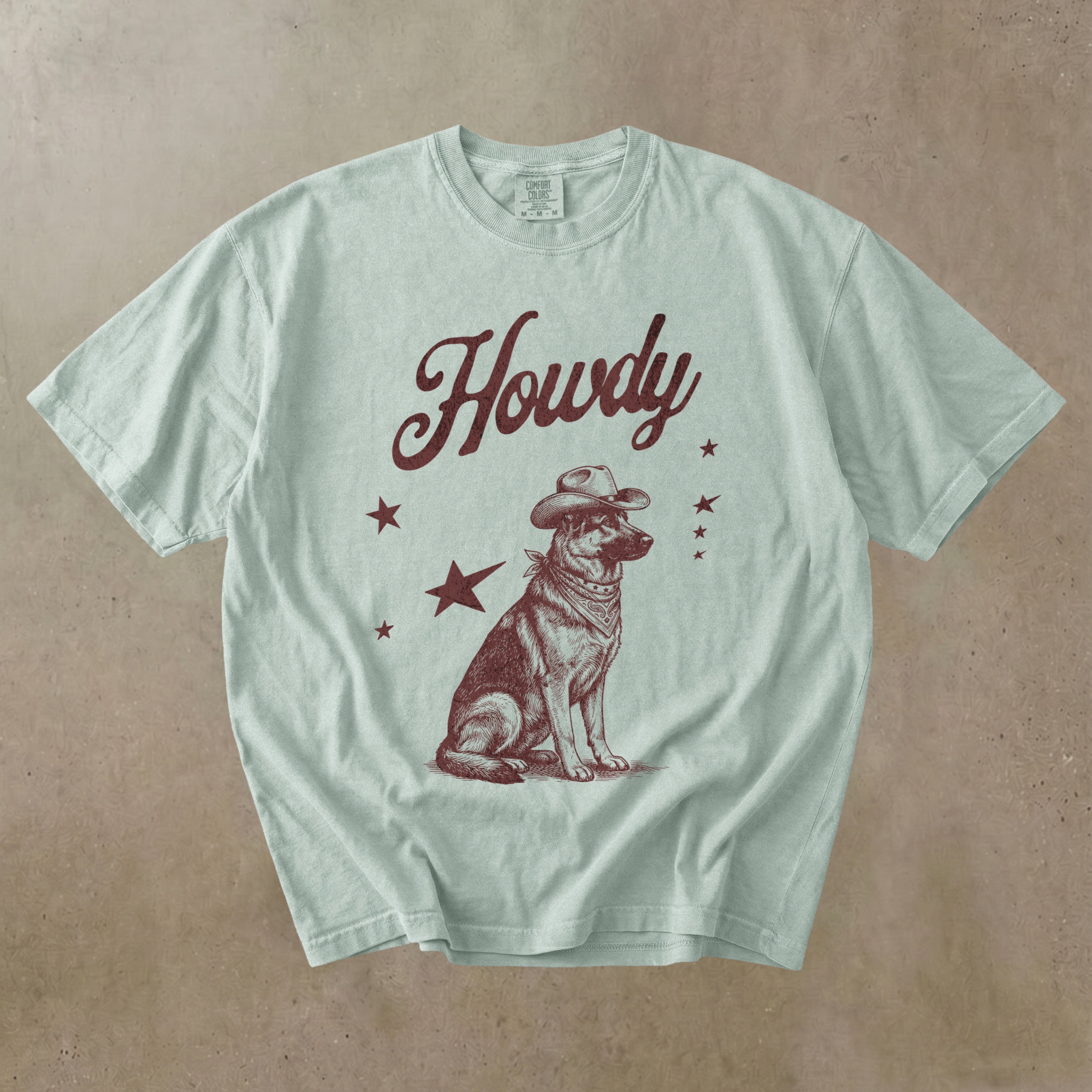 Howdy German Shepherd T-shirt