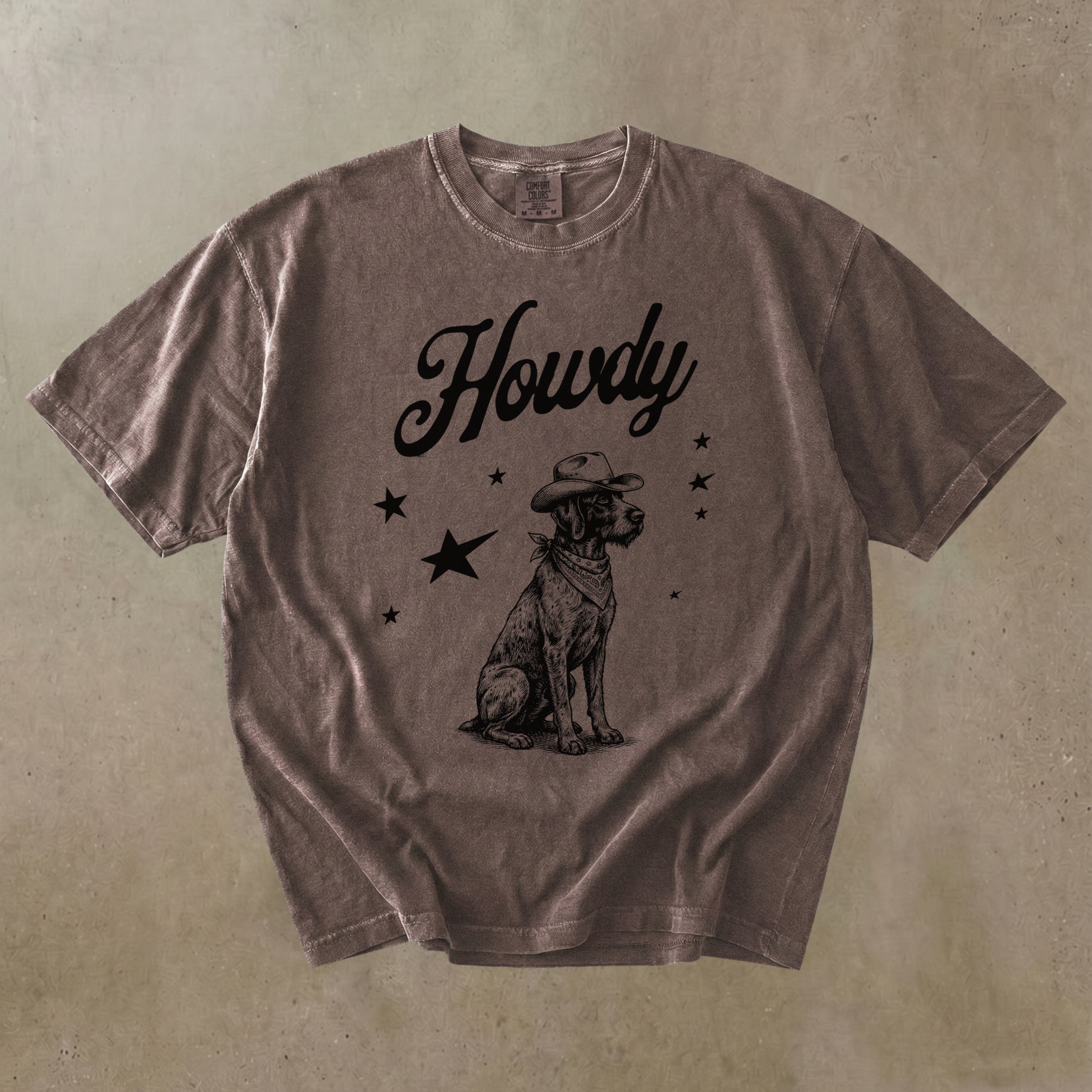 Howdy German Wirehaired Pointer T-shirt