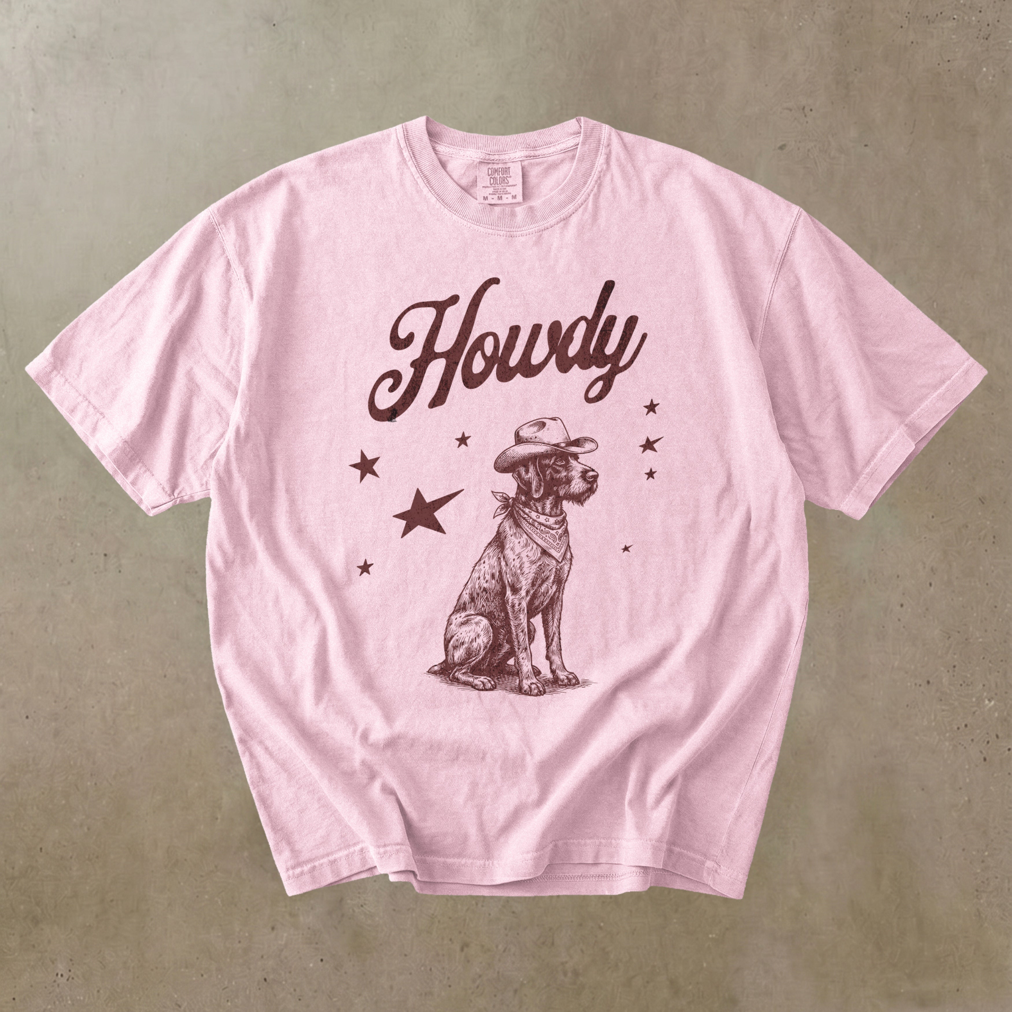 Howdy German Wirehaired Pointer T-shirt