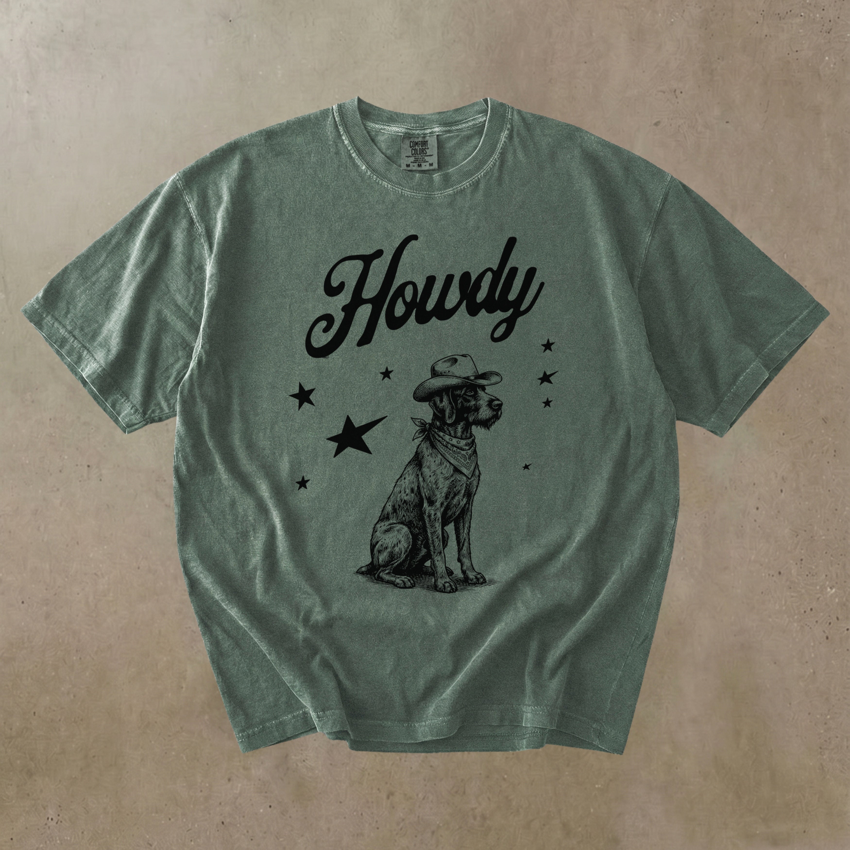 Howdy German Wirehaired Pointer T-shirt