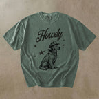 Howdy Golden Retriever T-shirt