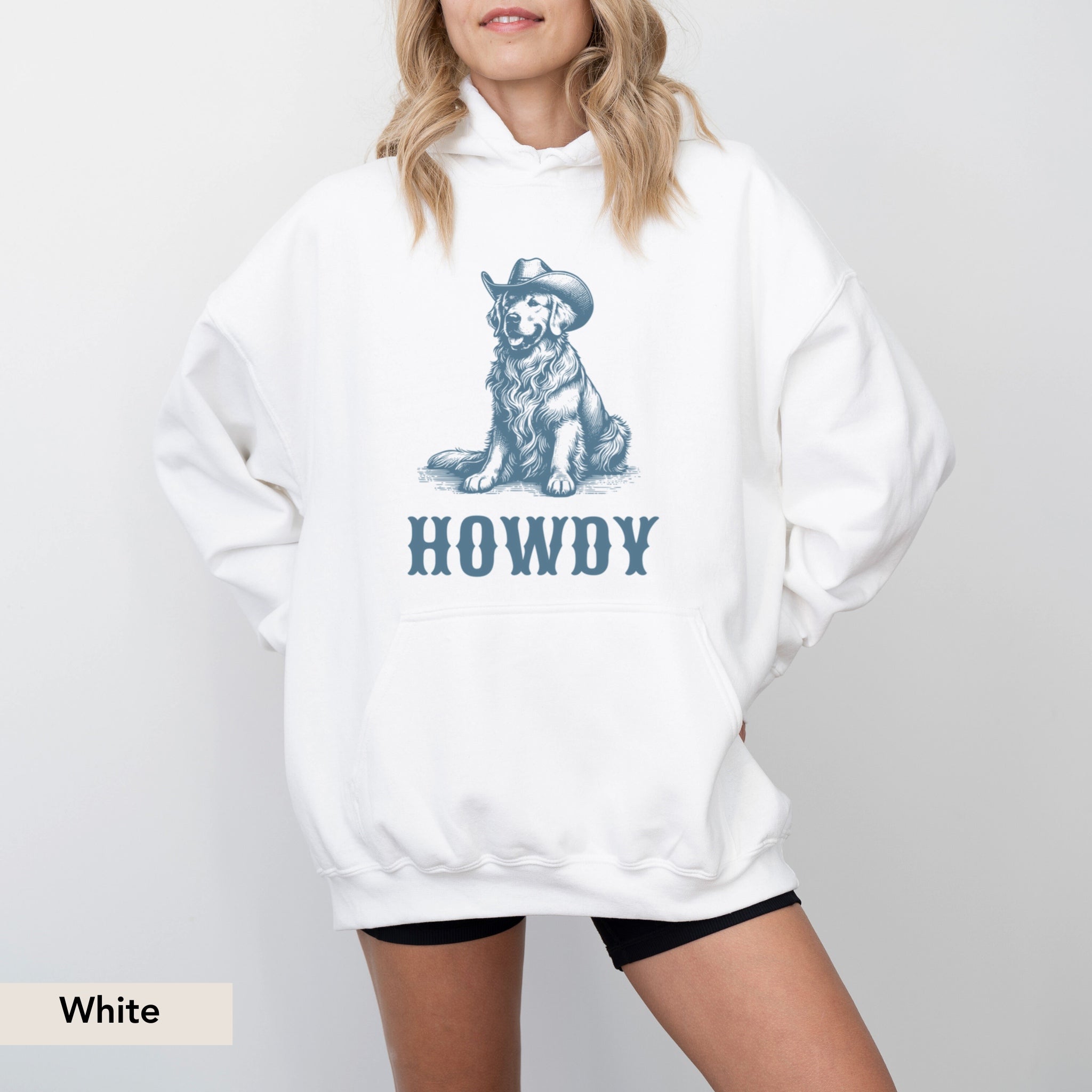 Howdy Golden Retriever Hoodie