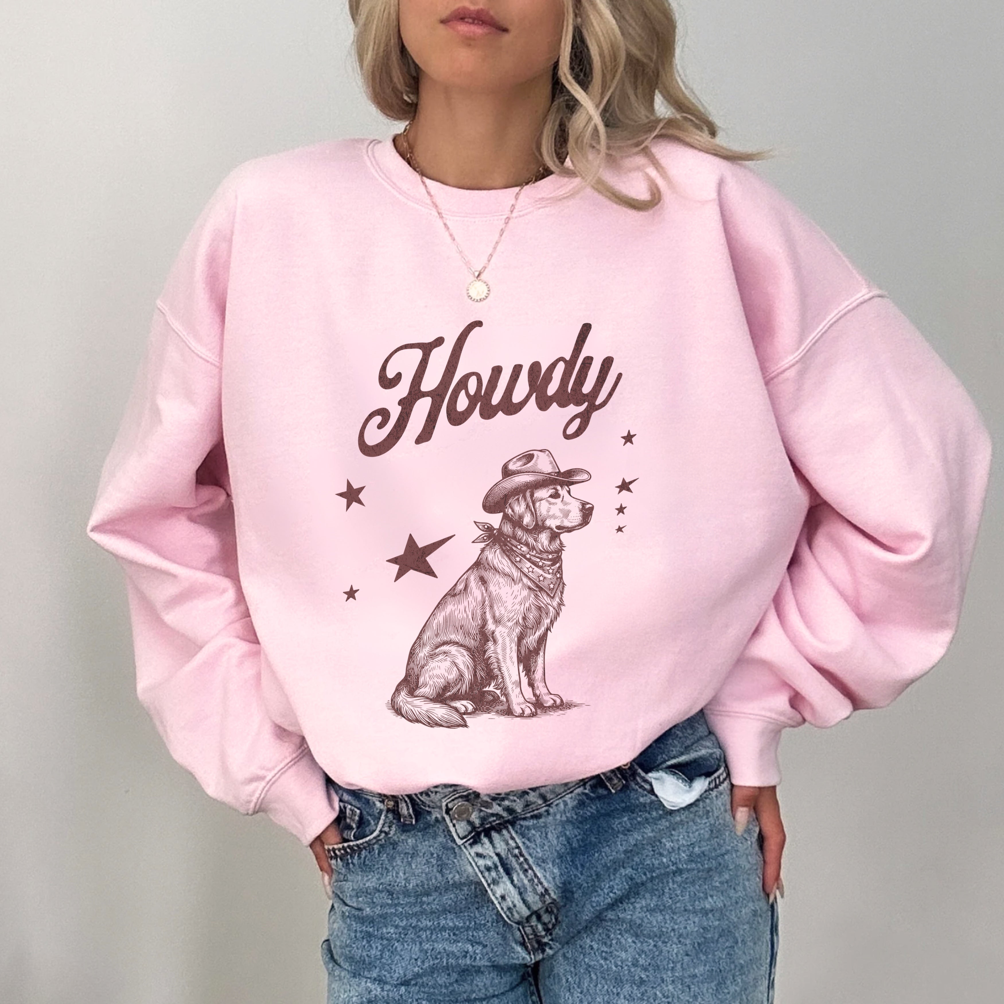 Howdy Golden Retriever Sweatshirt